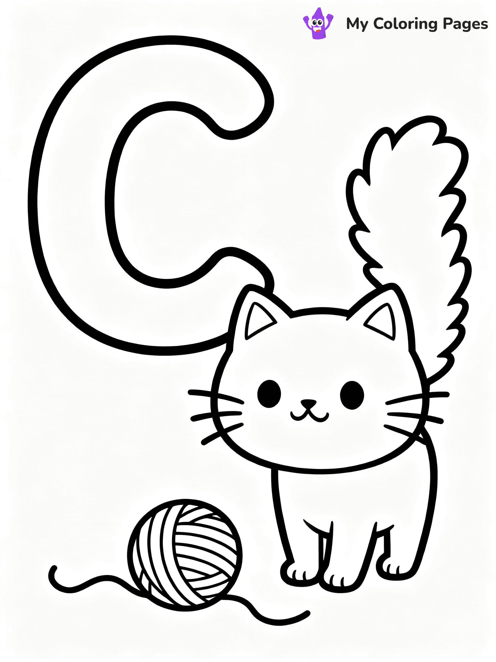Letter C Coloring Pages - 19