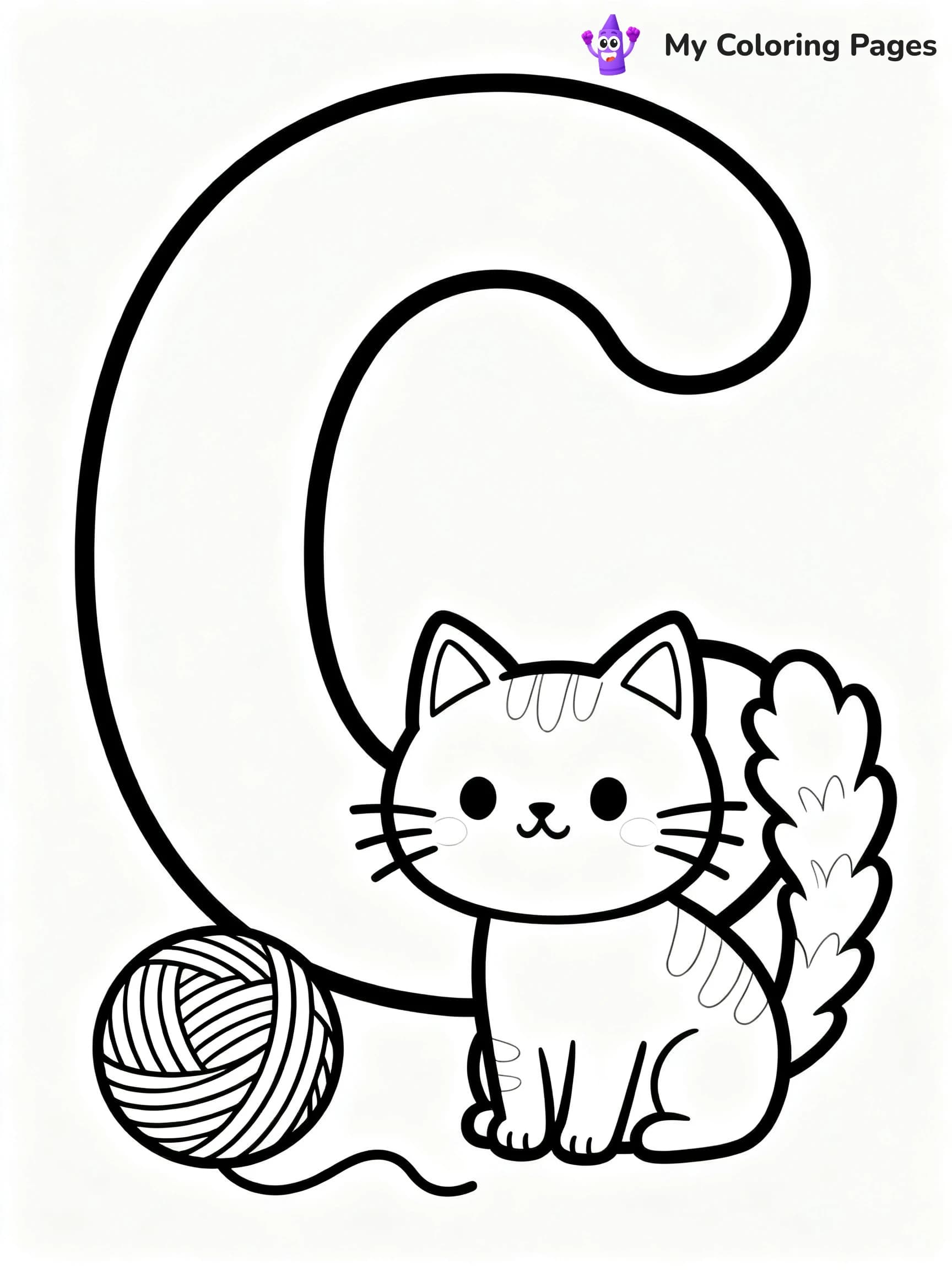 Letter C Coloring Pages - 18