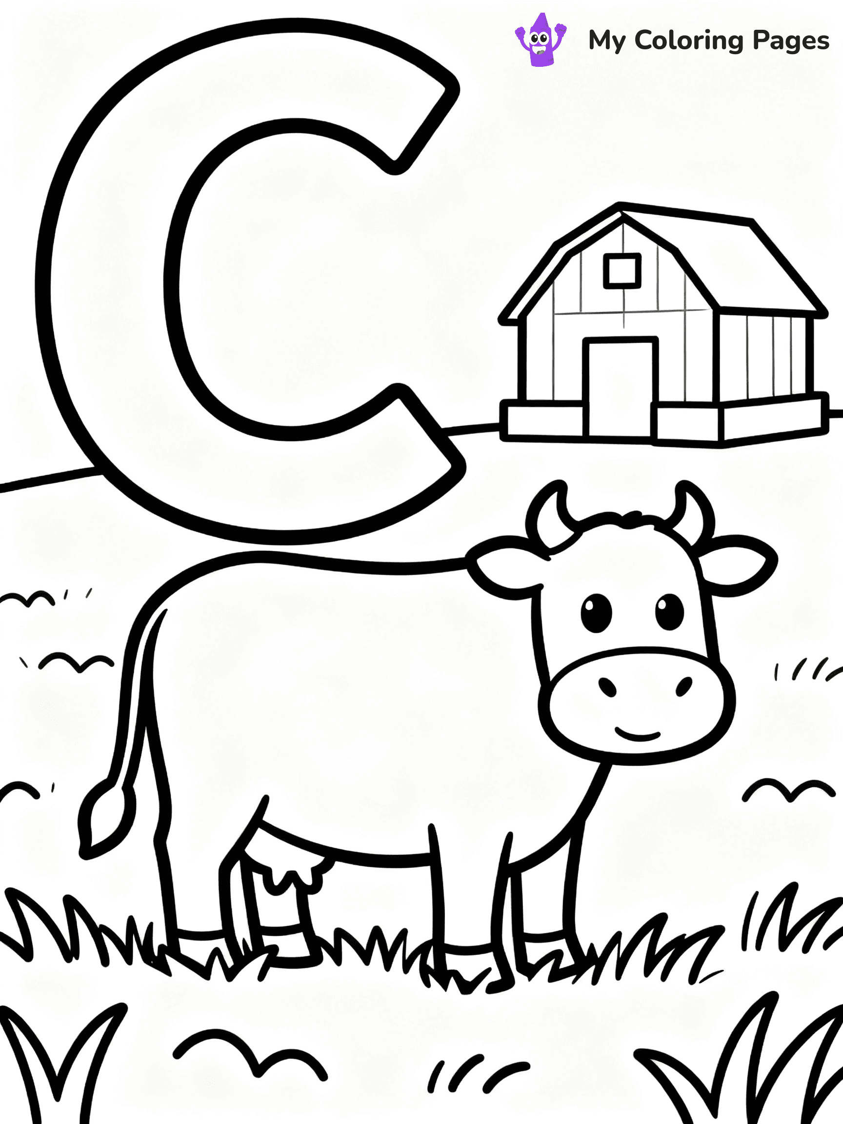 Letter C Coloring Pages - 5