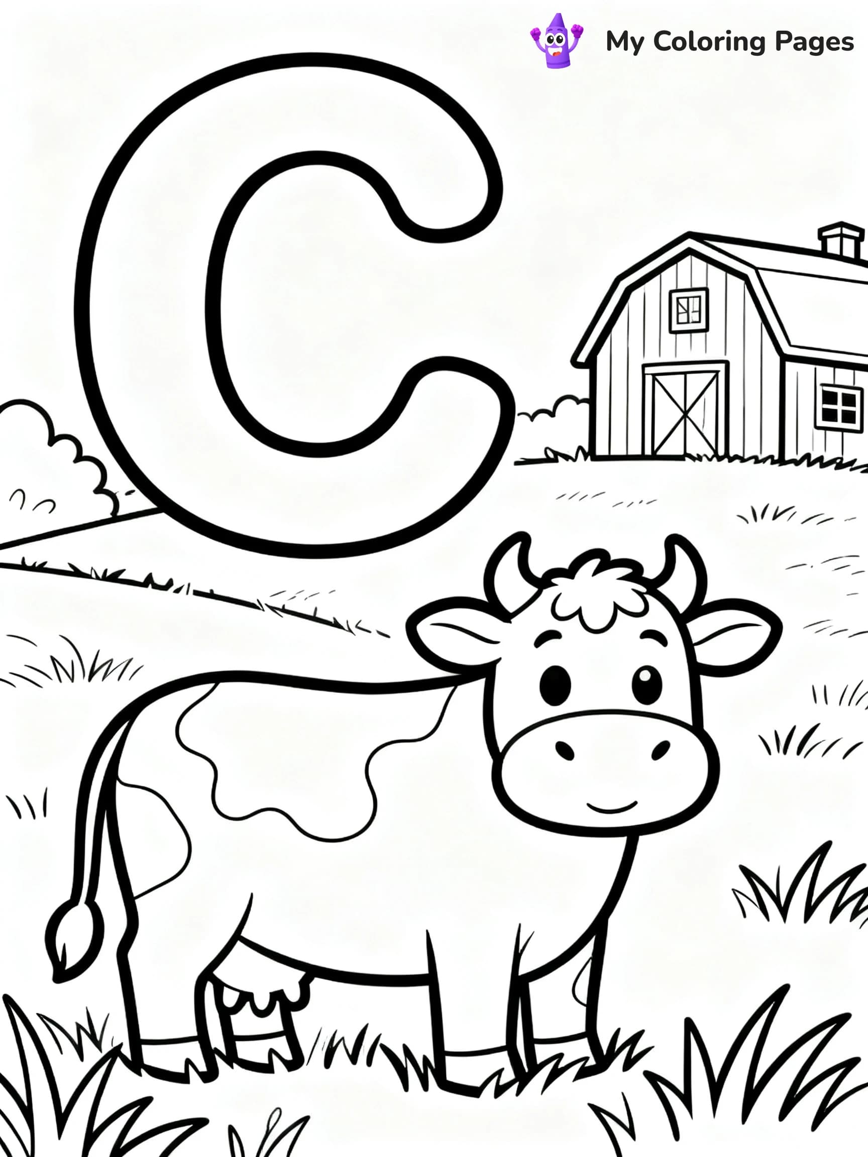 Letter C Coloring Pages - 3