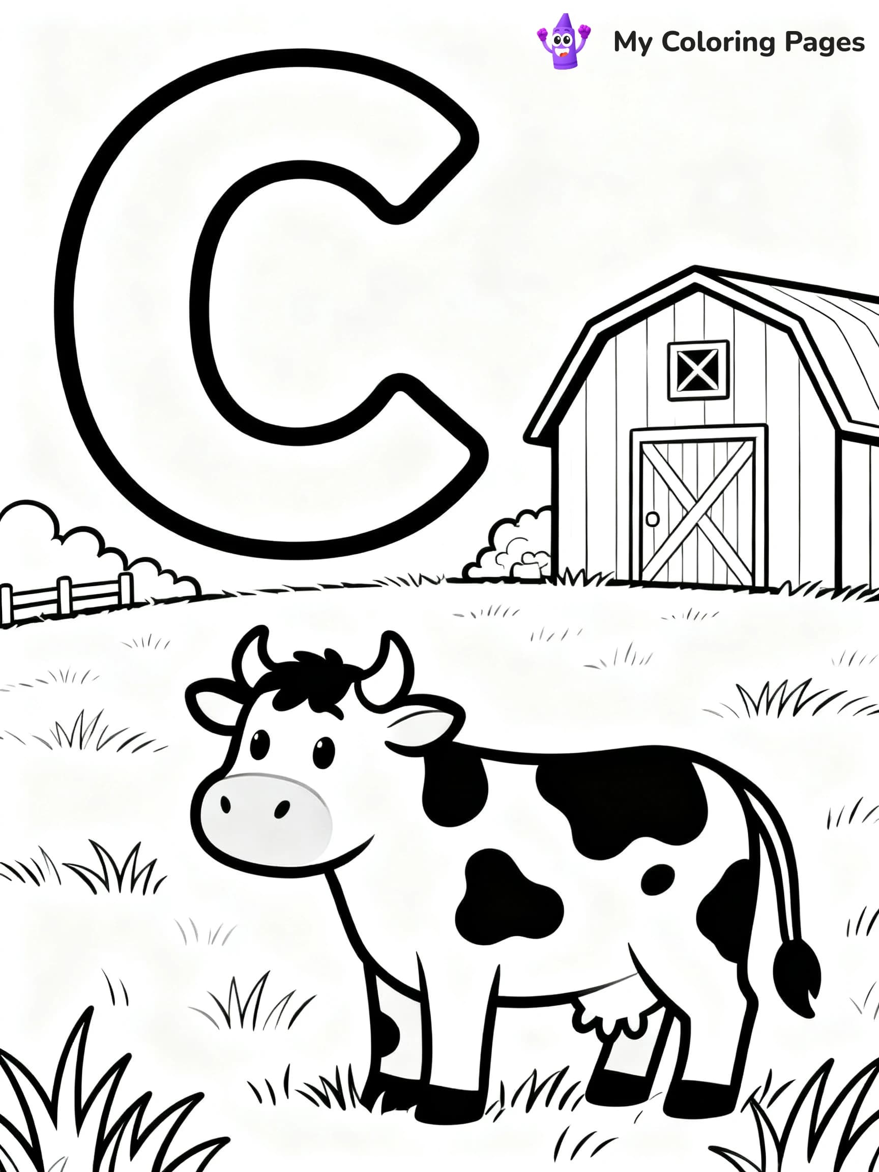 Letter C Coloring Pages - 2