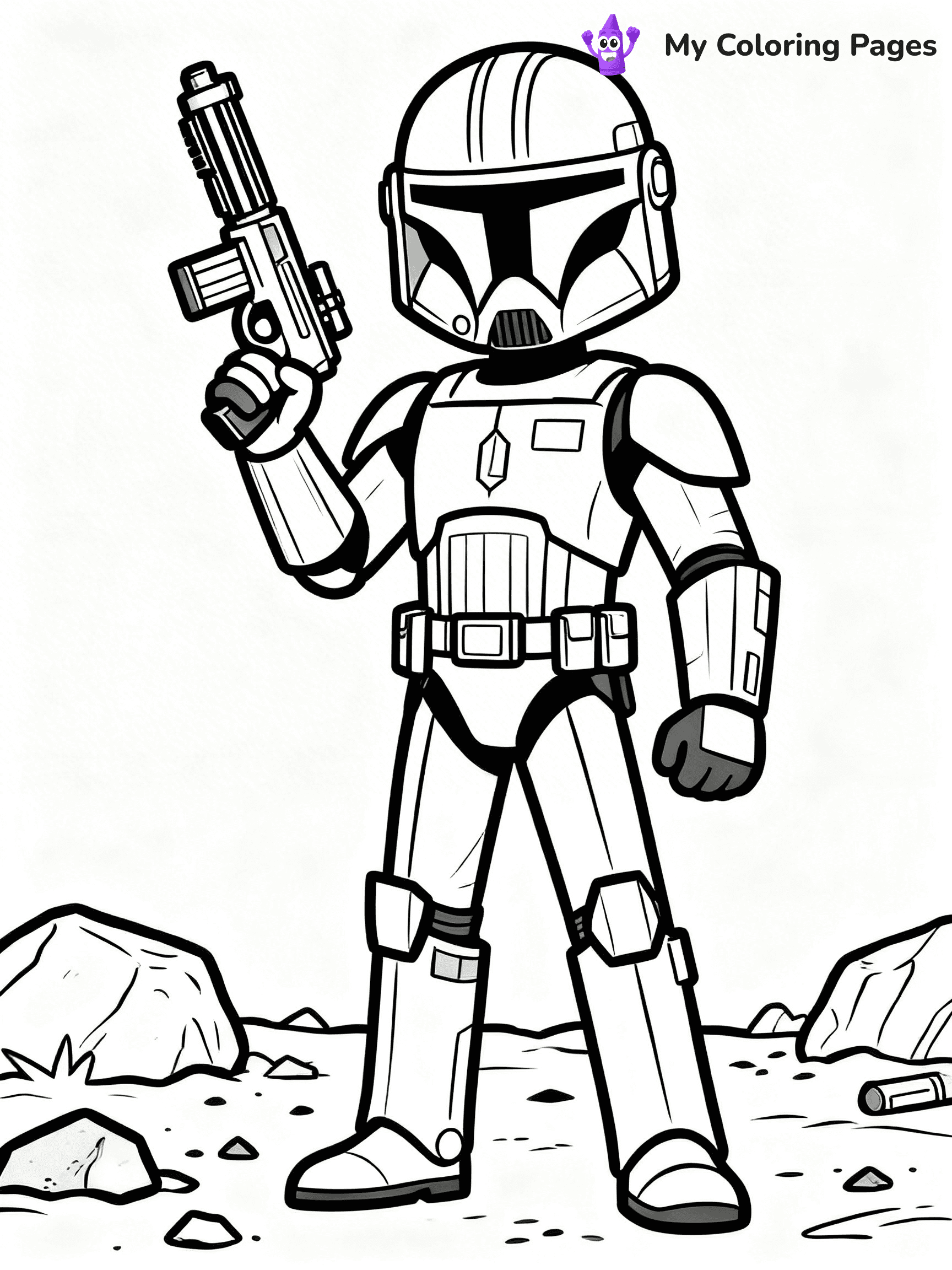 Clone Trooper Coloring Pages - 15