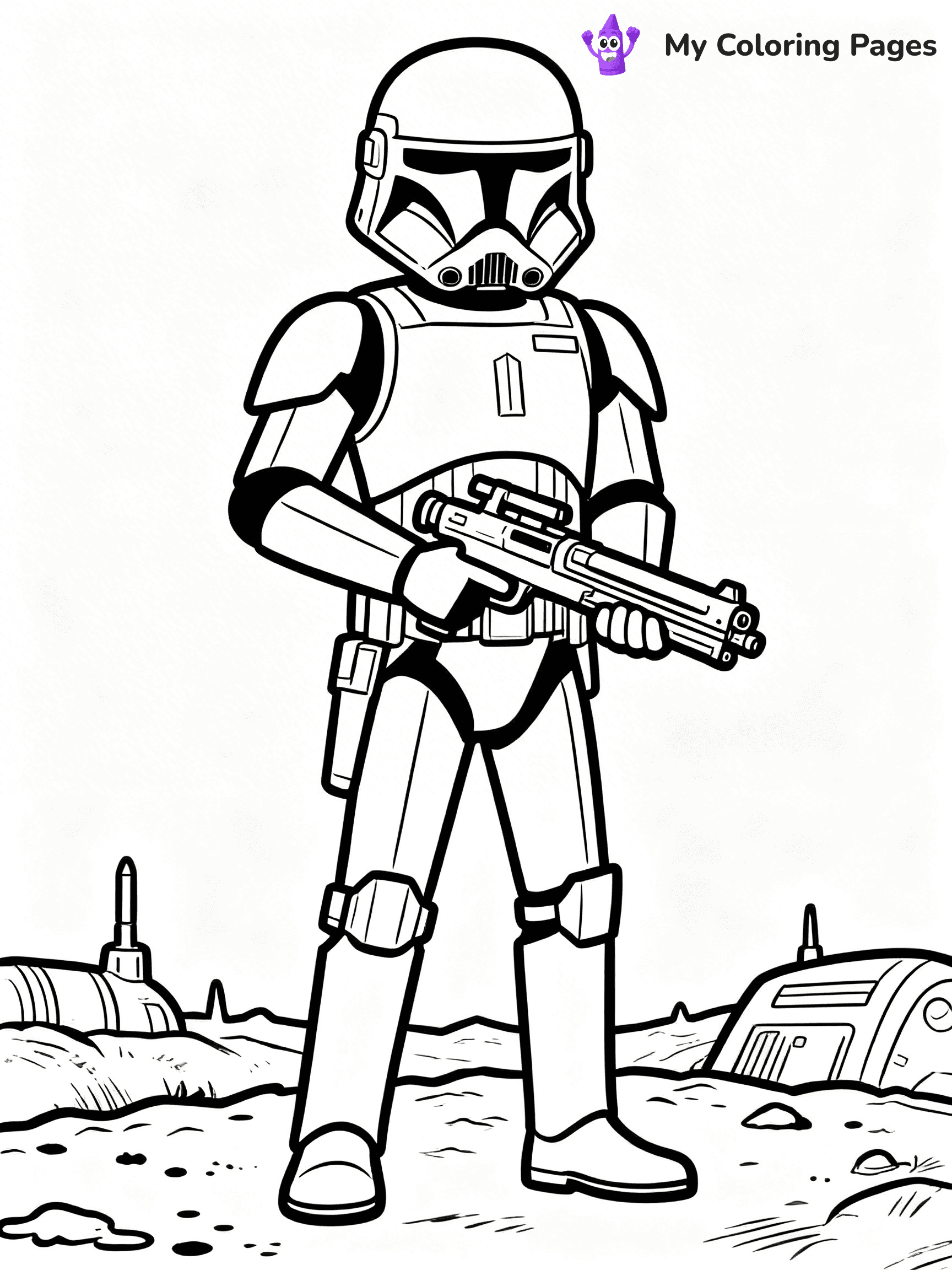 Clone Trooper Coloring Pages - 14