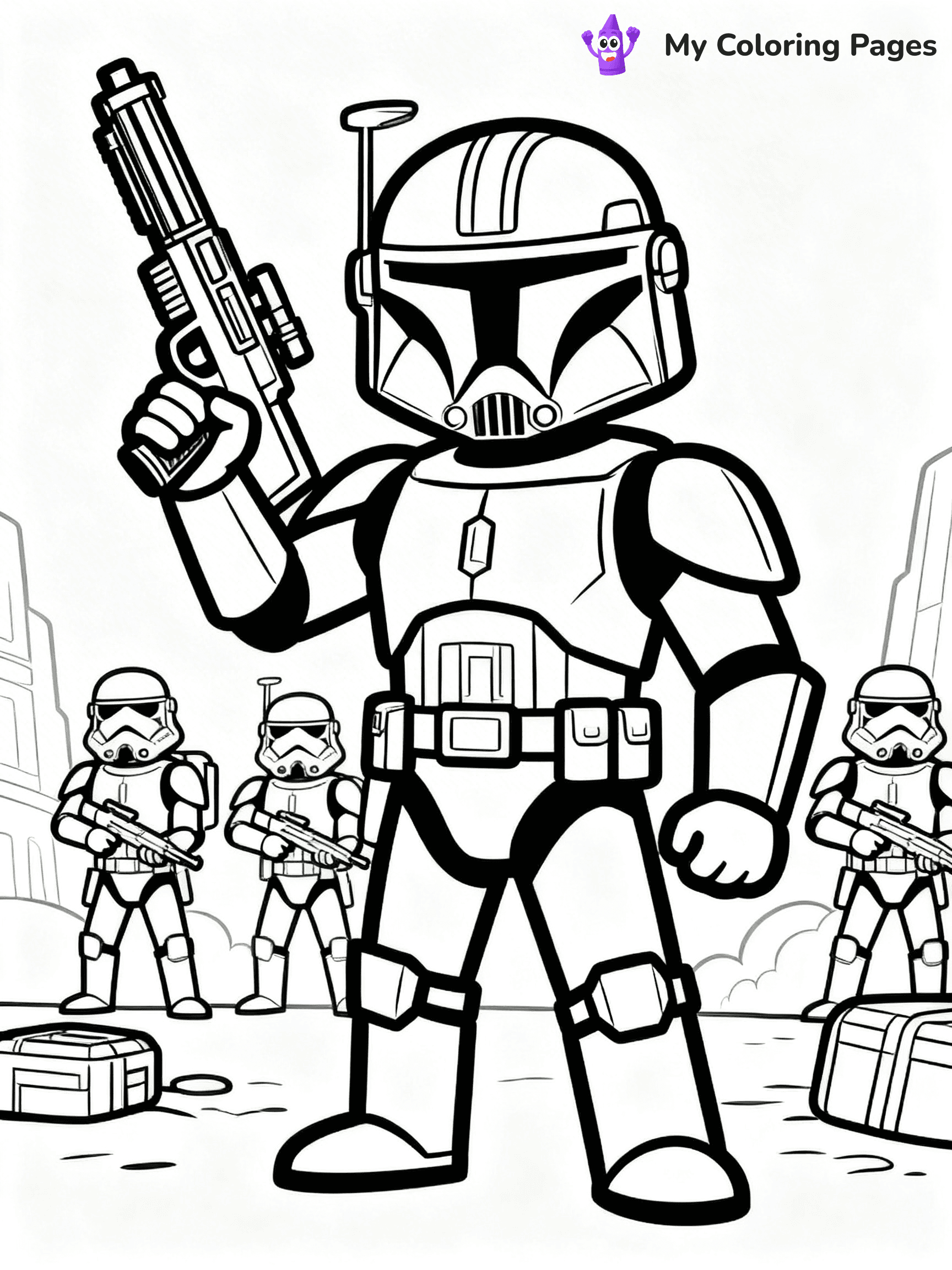 Clone Trooper Coloring Pages - 10