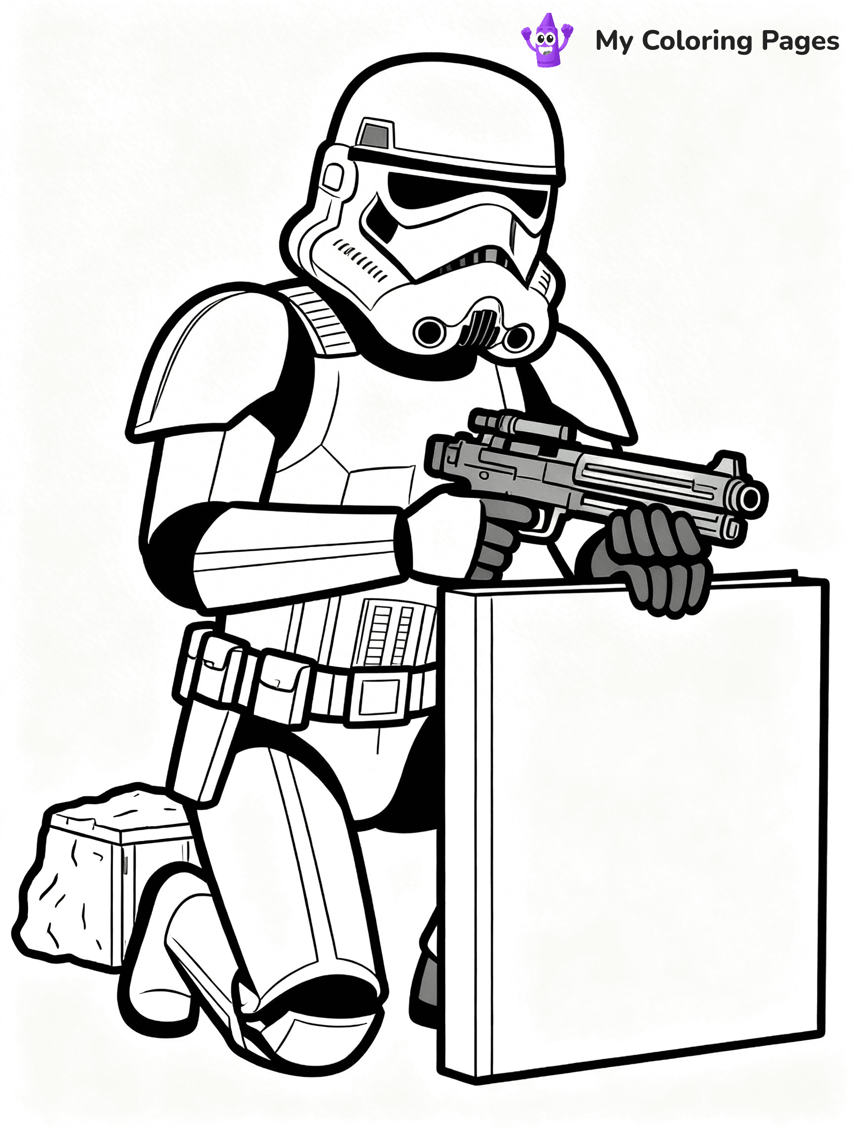 Clone Trooper Coloring Pages - 2