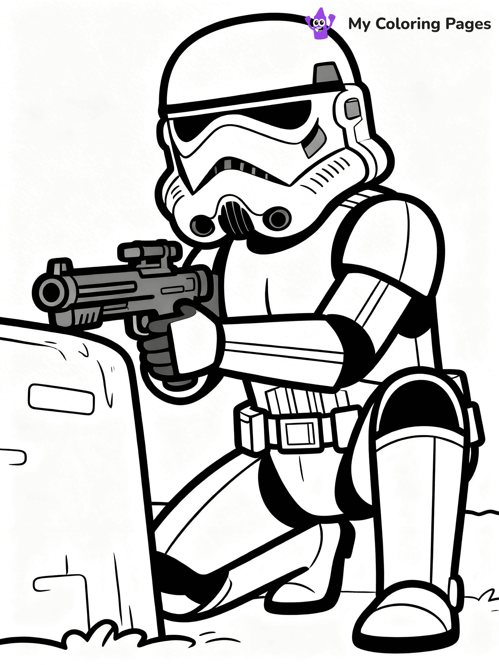 Clone Trooper Coloring Pages - 1