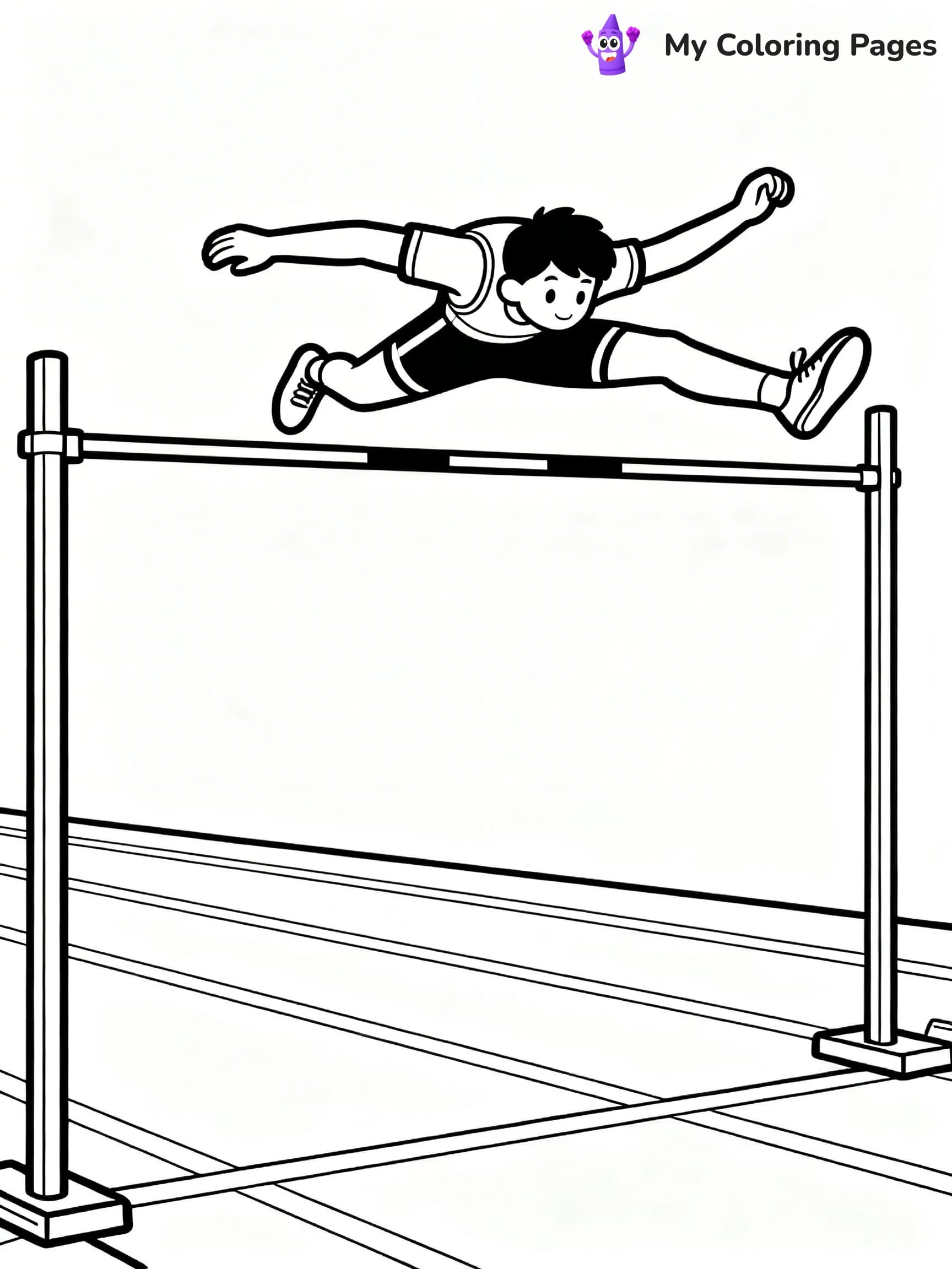 Track And Field Coloring Pages - 24