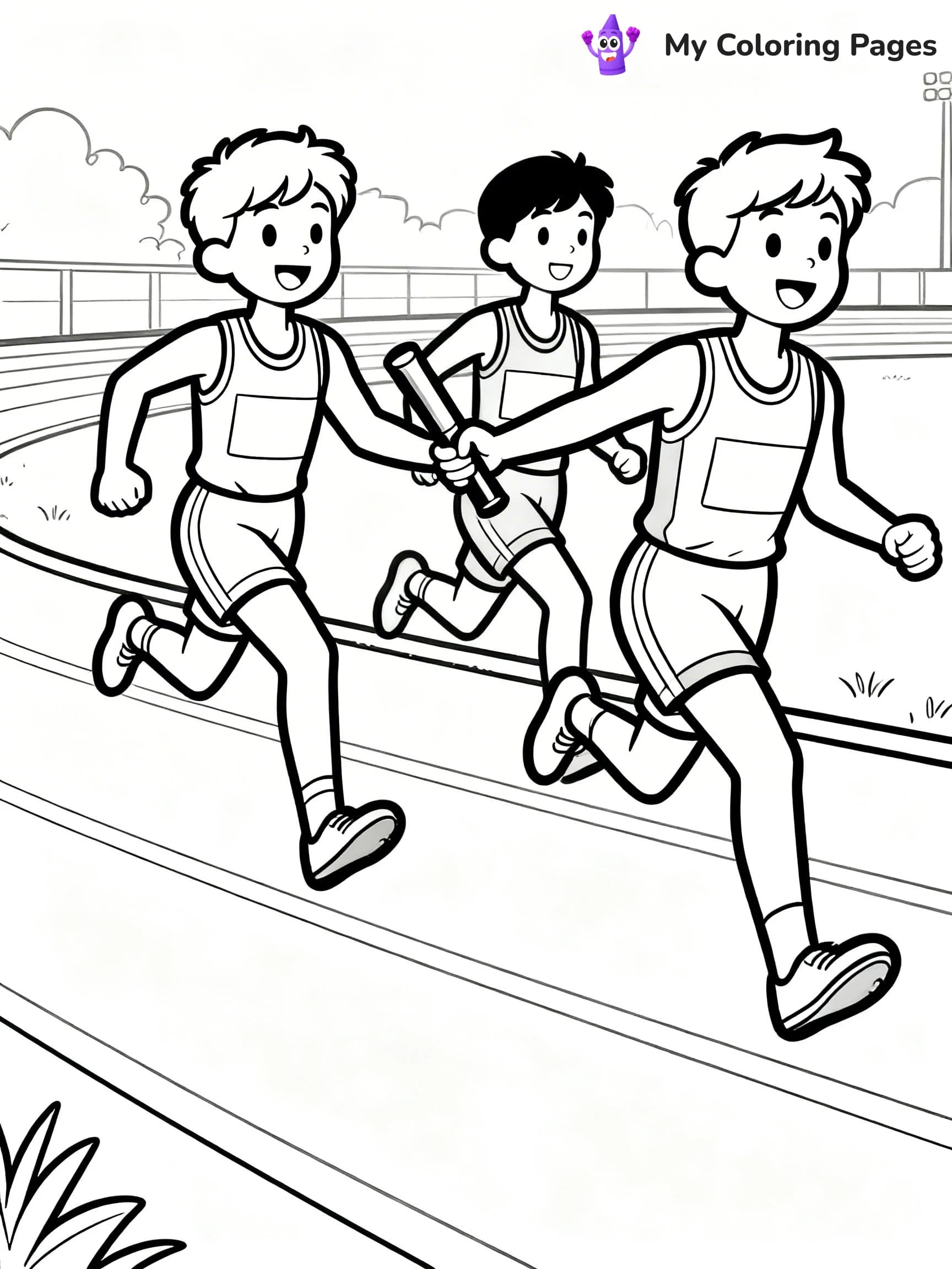 Track And Field Coloring Pages - 21