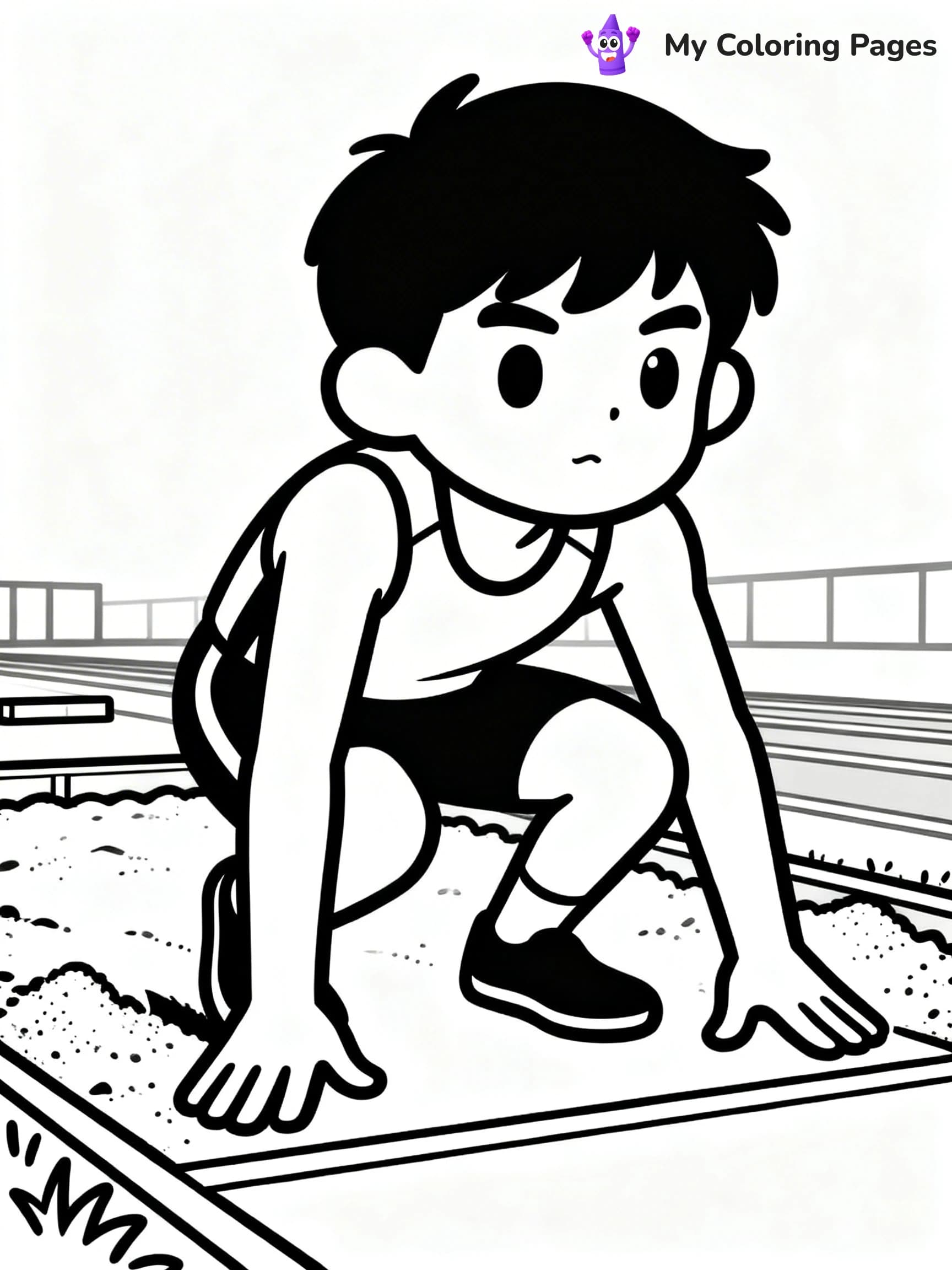 Track And Field Coloring Pages - 15