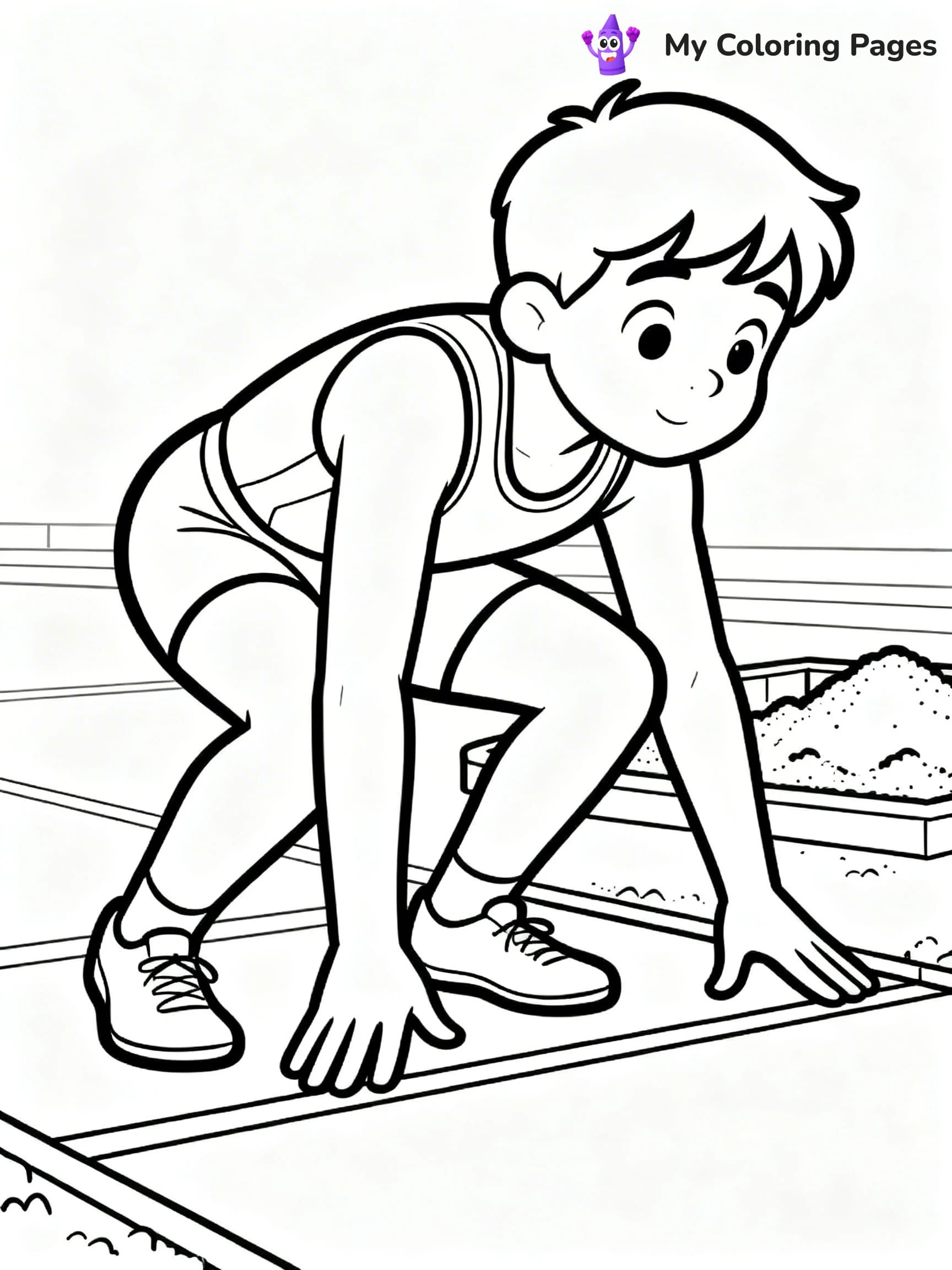 Track And Field Coloring Pages - 14