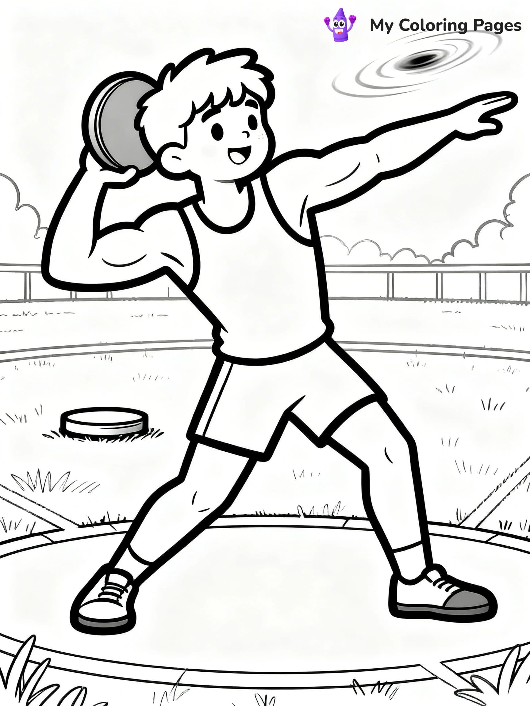 Track And Field Coloring Pages - 10