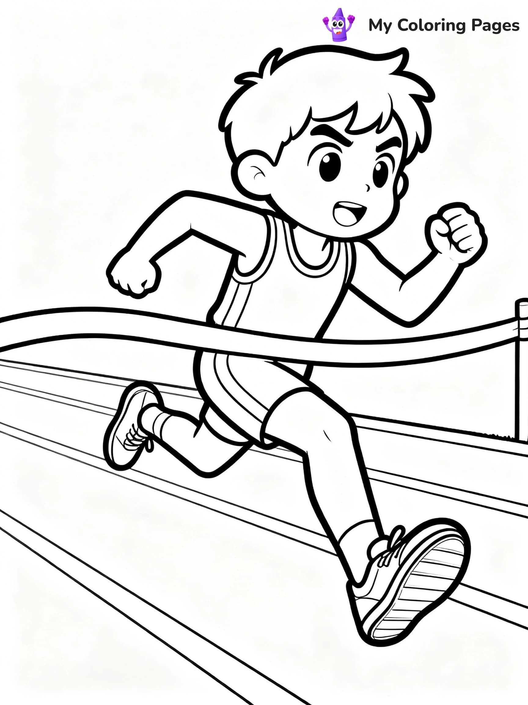 Track And Field Coloring Pages - 3