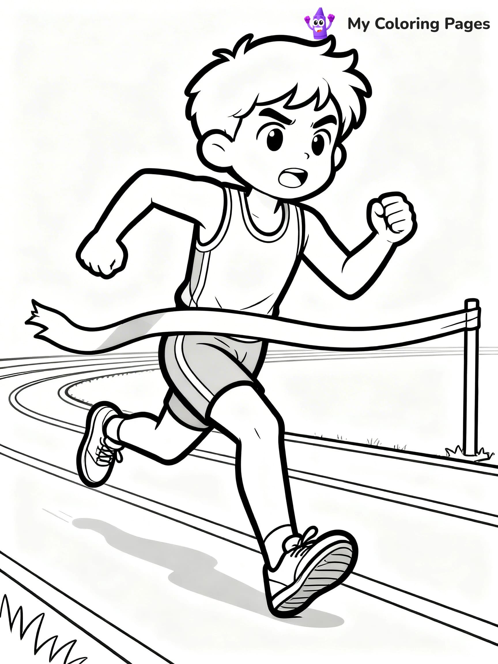 Track And Field Coloring Pages - 2