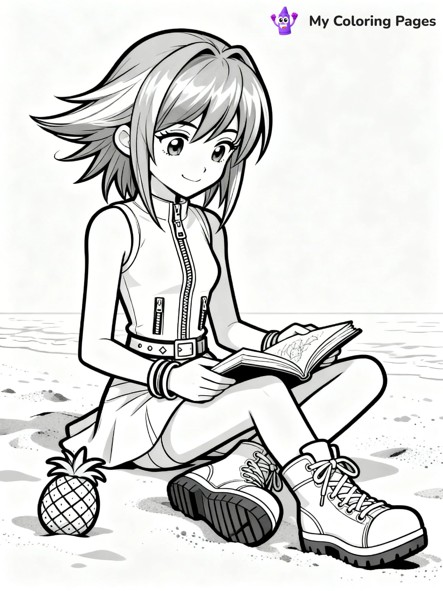 Kingdom Hearts Coloring Pages - 19