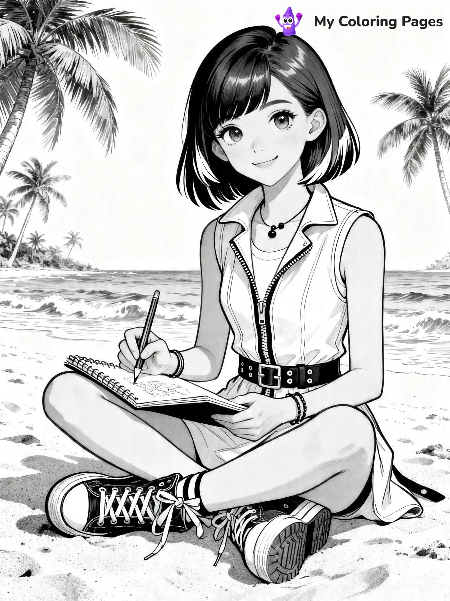 Kingdom Hearts Coloring Pages - 4