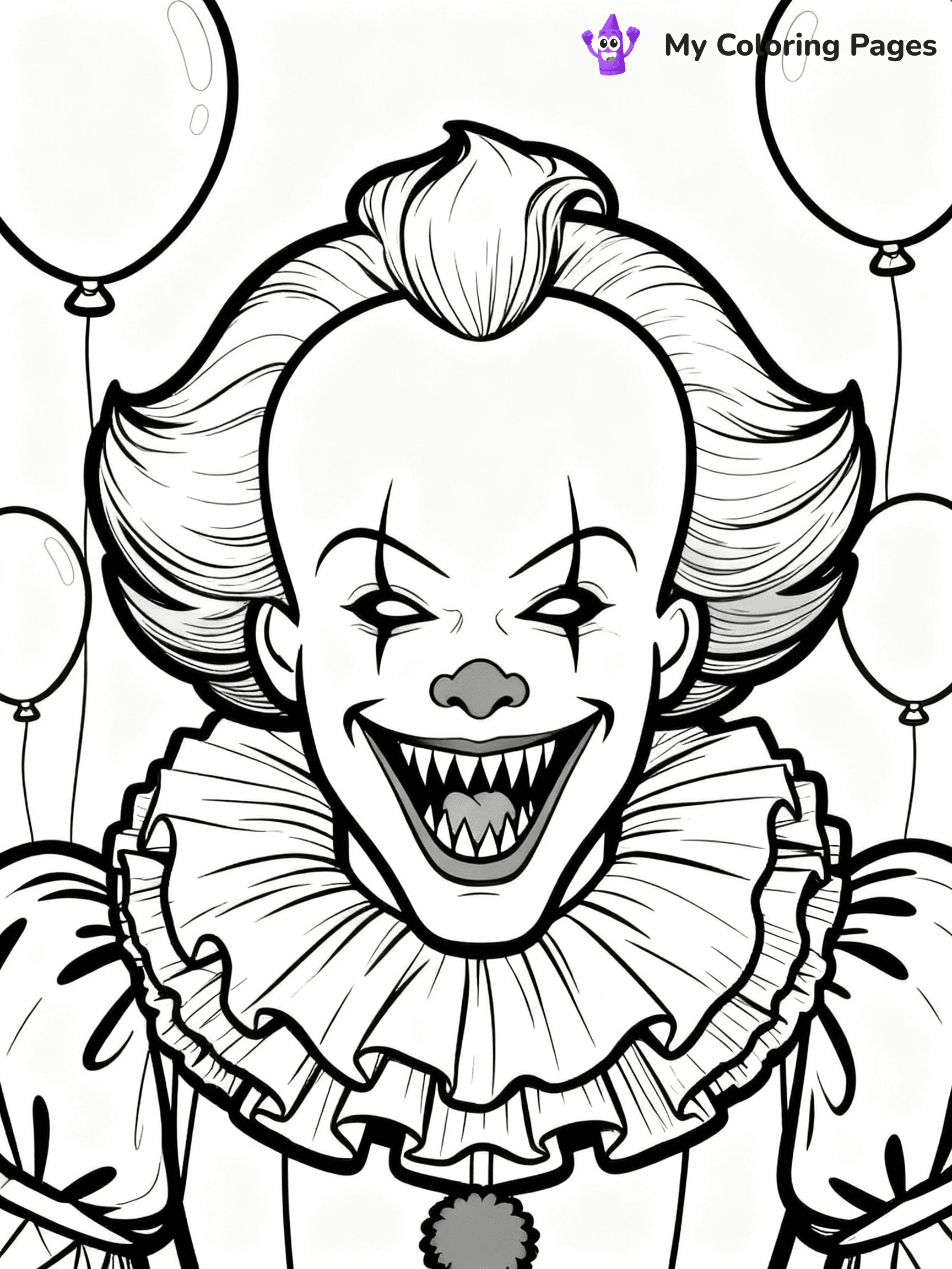 Horror Coloring Pages - 48