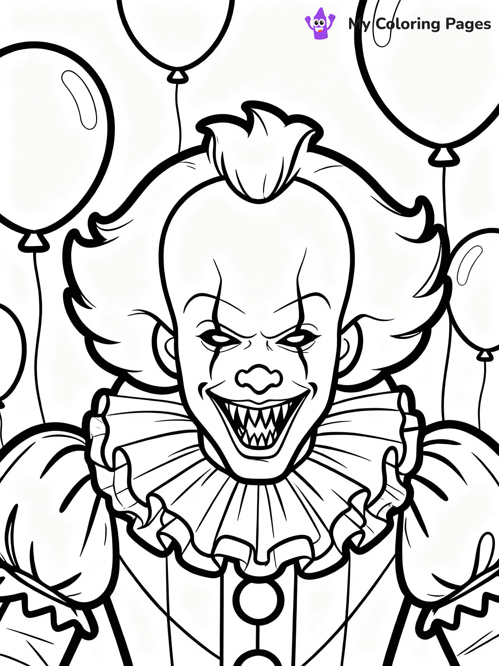 Horror Coloring Pages - 44