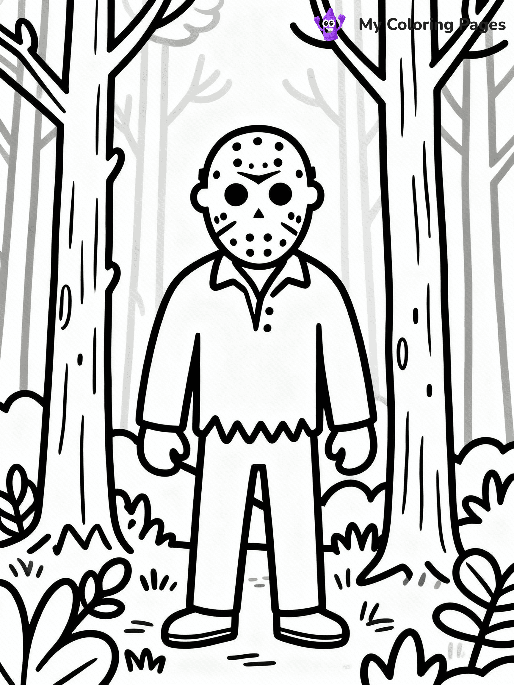 Horror Coloring Pages - 30