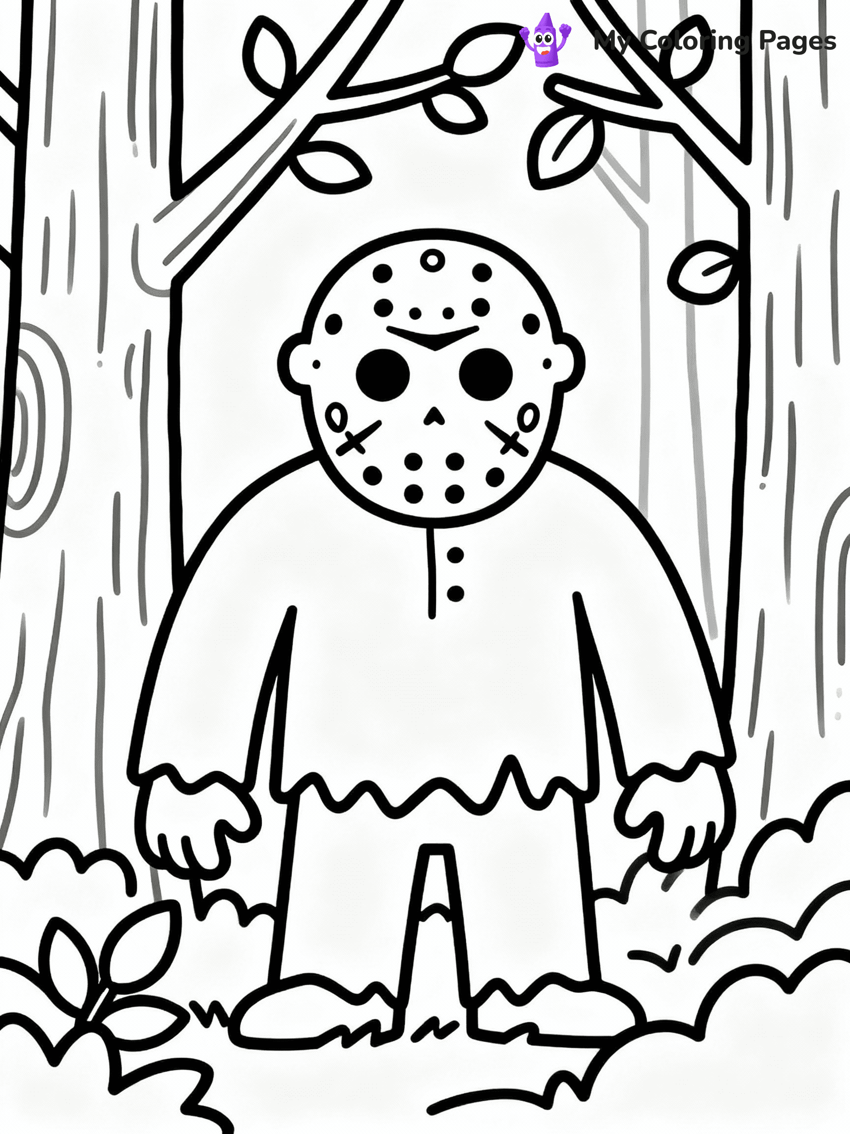 Horror Coloring Pages - 27