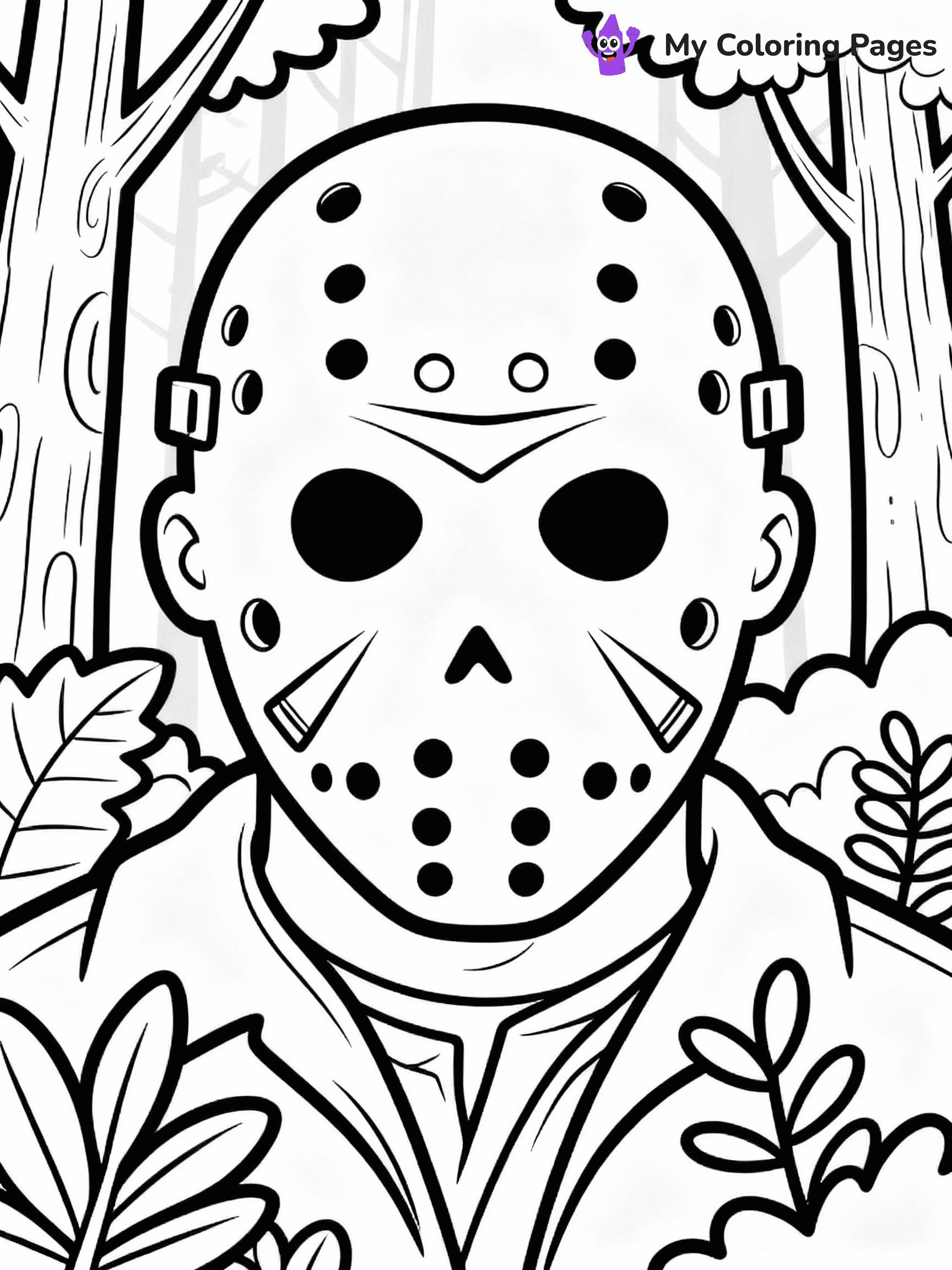 Horror Coloring Pages - 25
