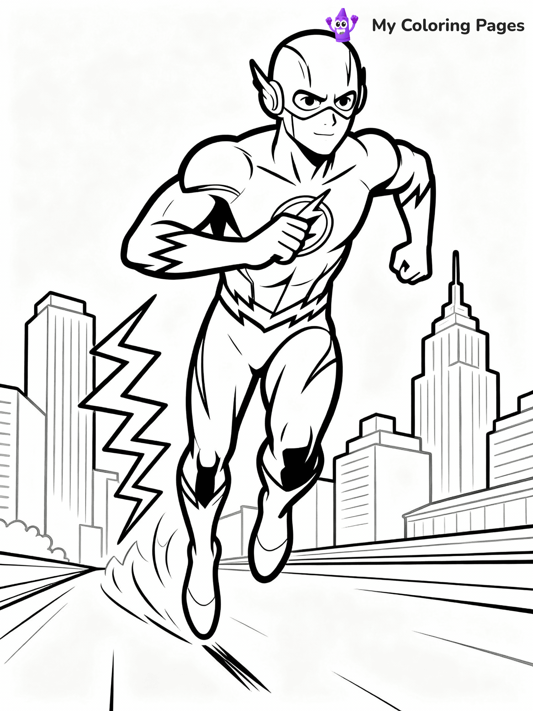 Flash Coloring Pages - 27