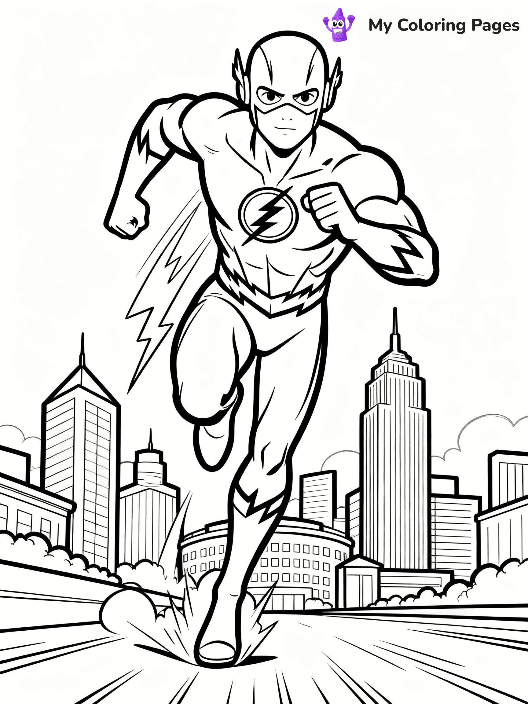 Flash Coloring Pages - 26
