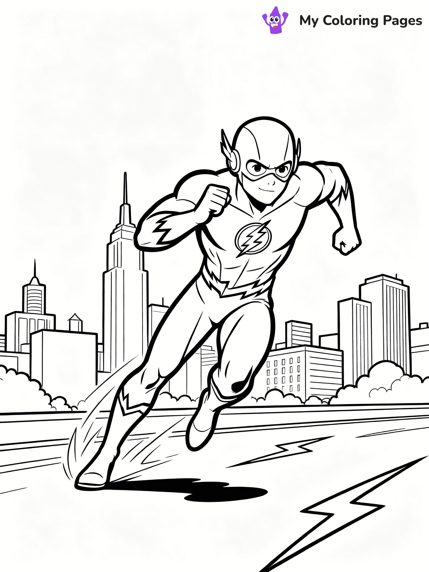 Flash Coloring Pages - 25