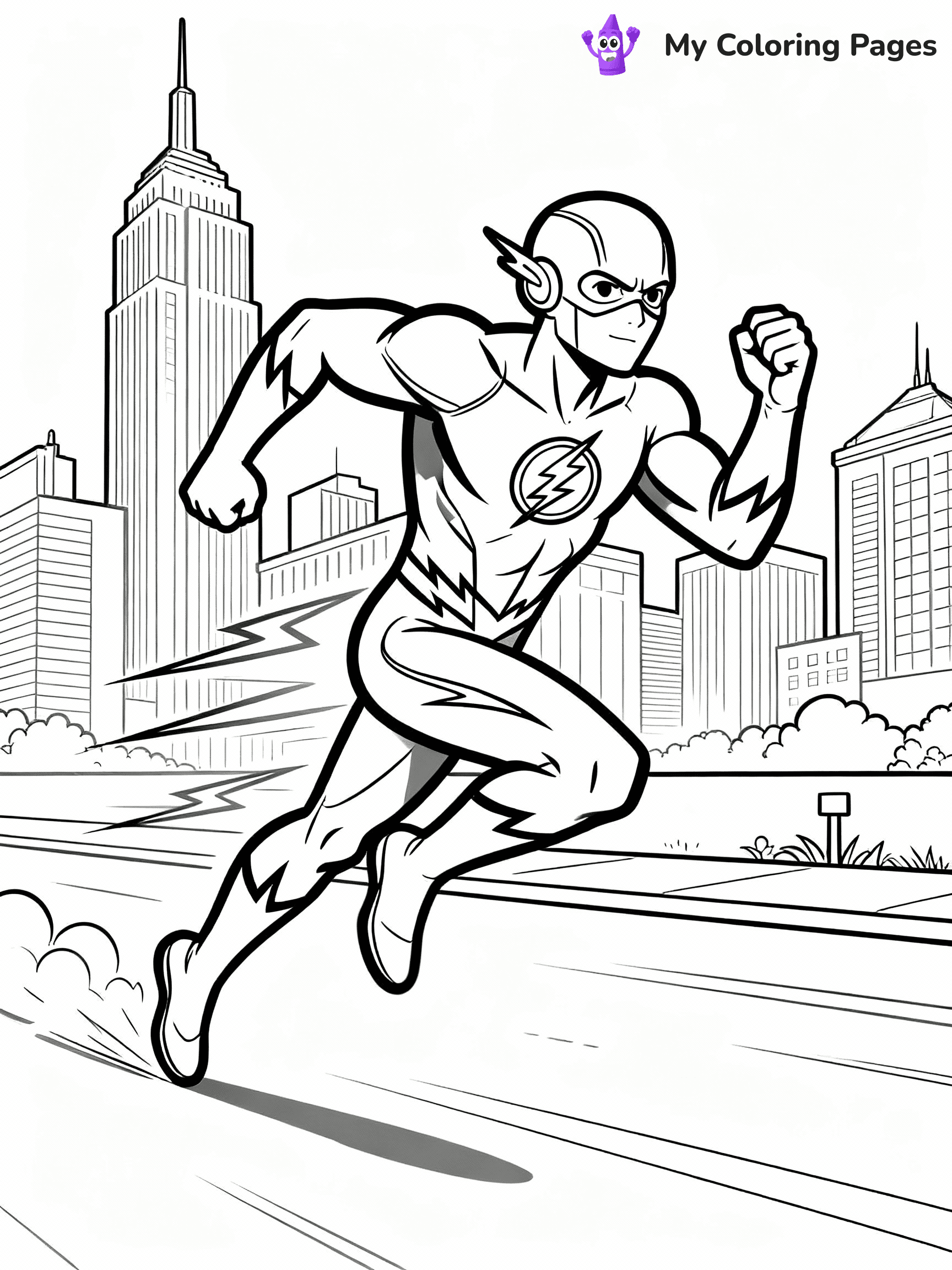 Flash Coloring Pages - 24