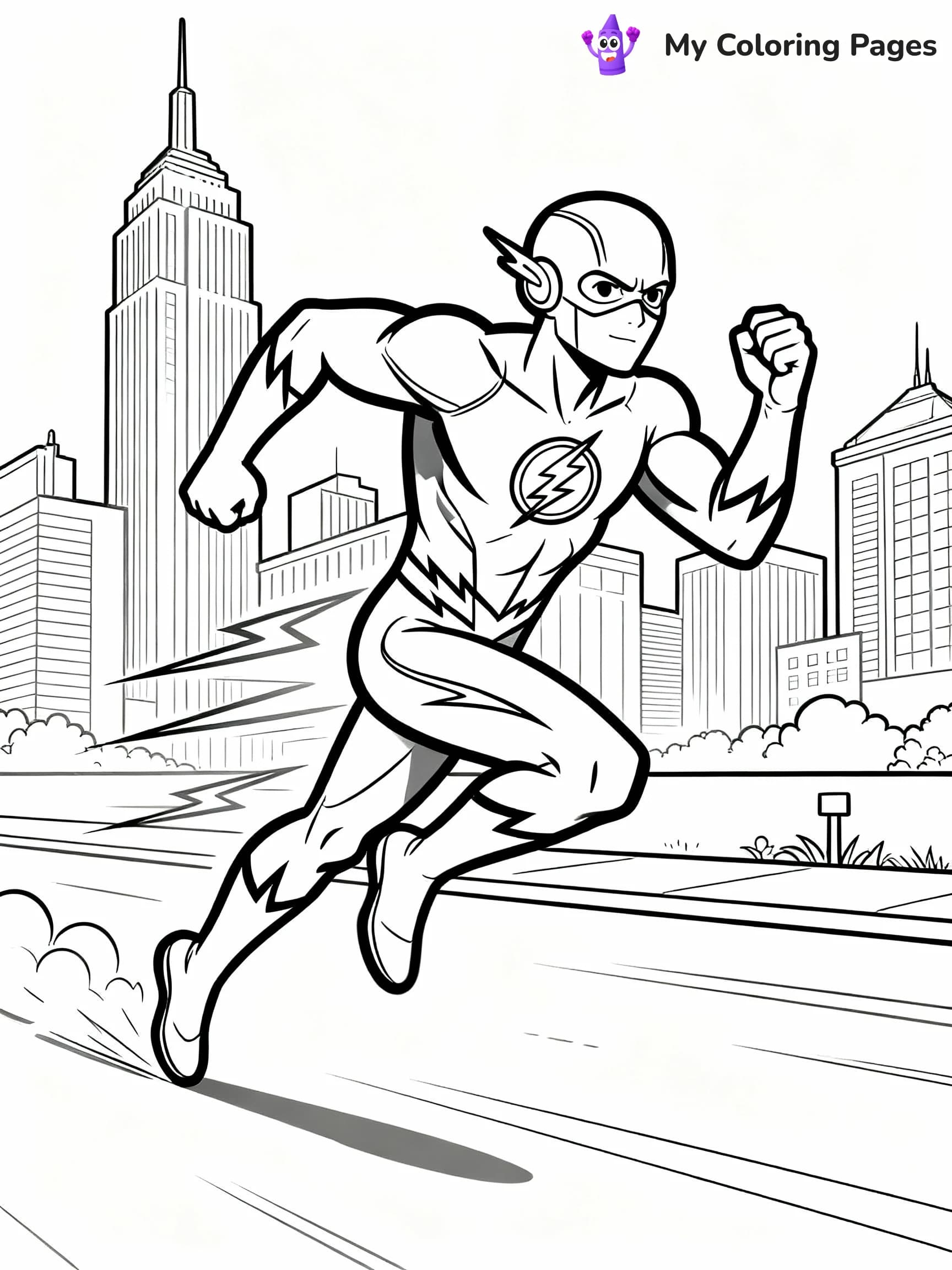 Flash Coloring Pages - 24