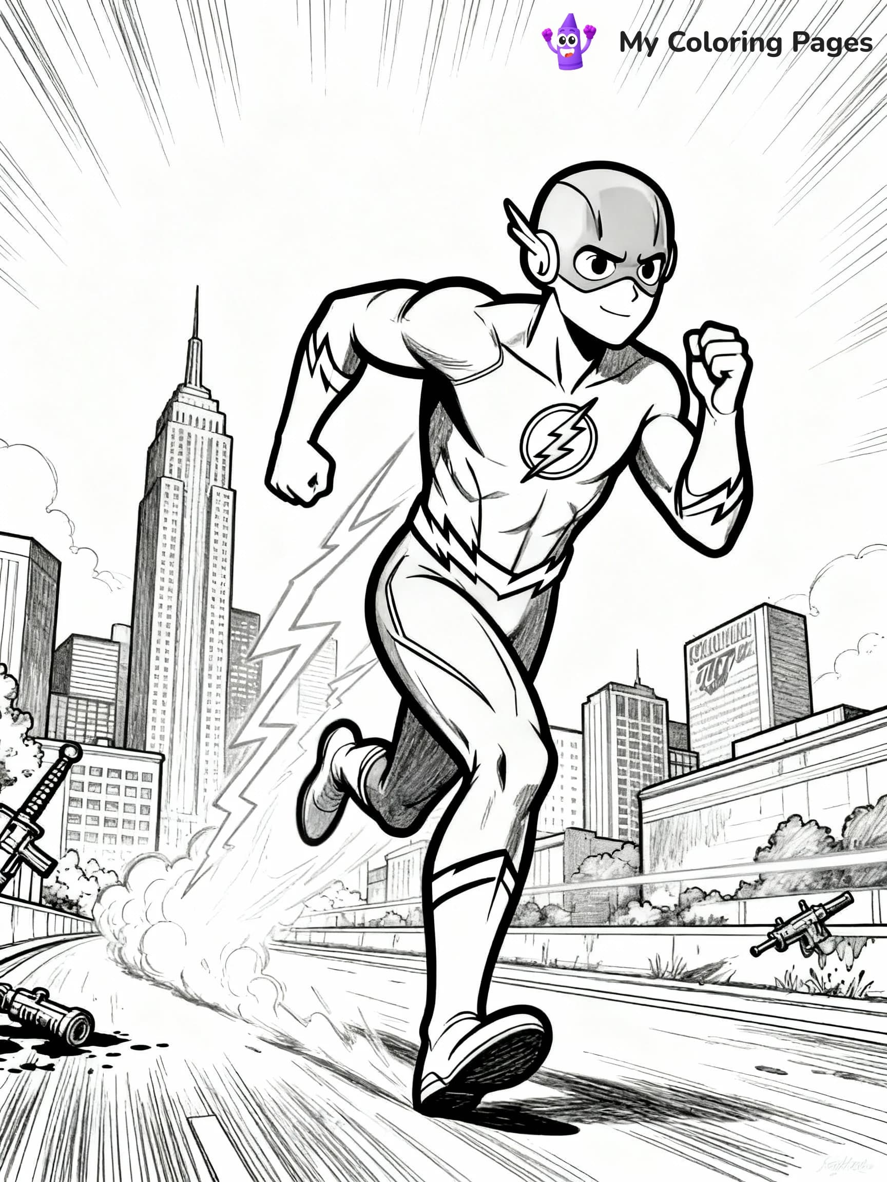 Flash Coloring Pages - 23