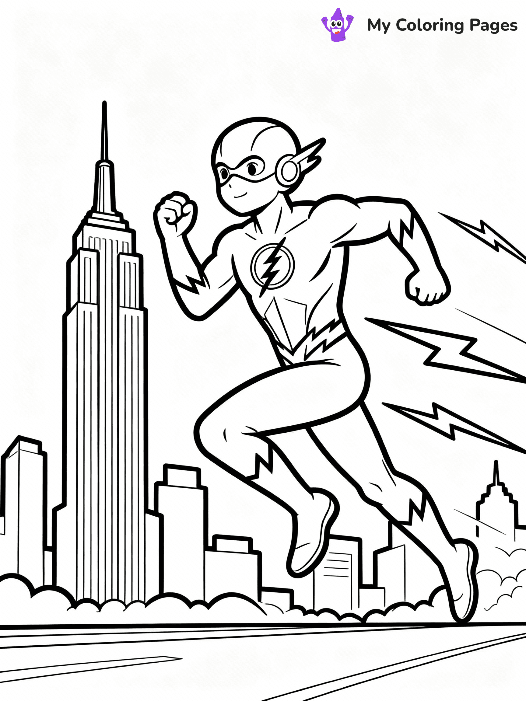 Flash Coloring Pages - 22