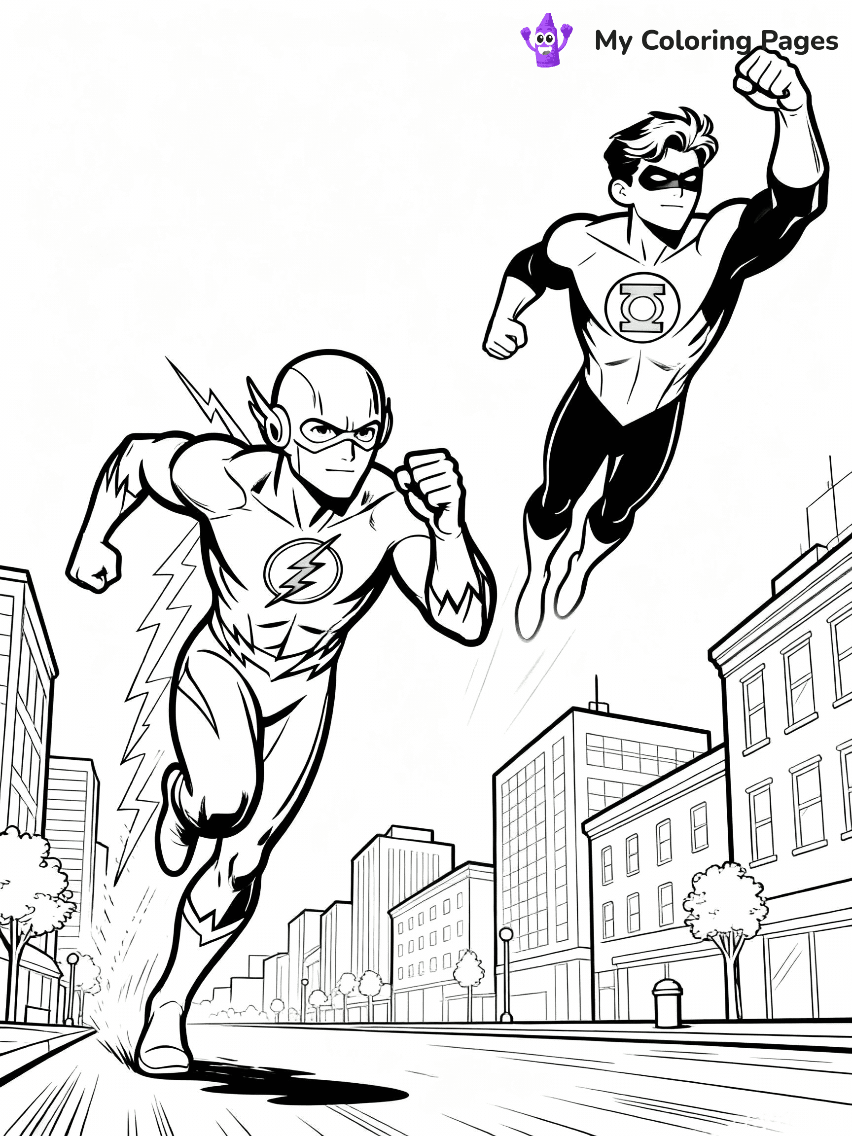 Flash Coloring Pages - 21