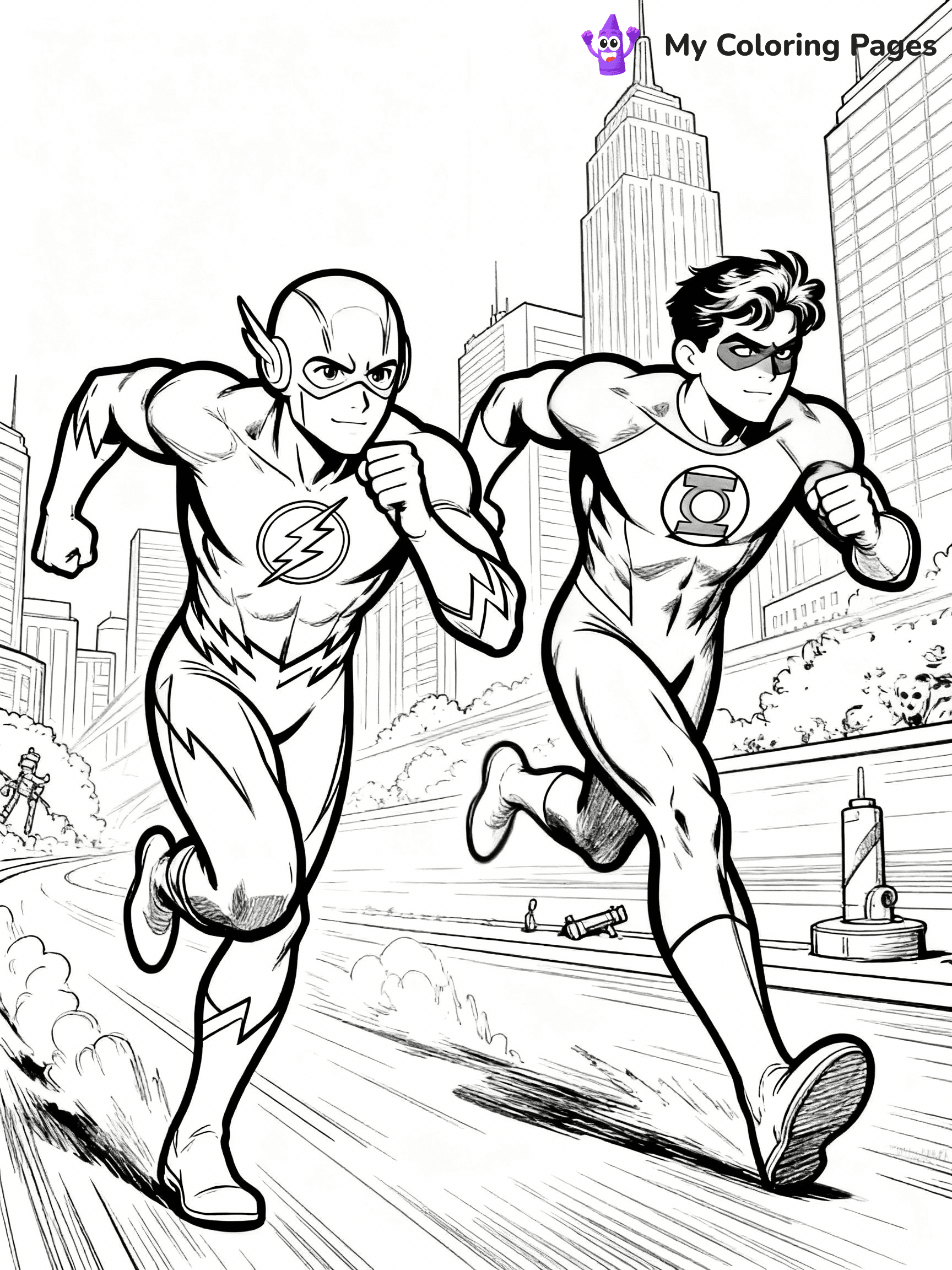 Flash Coloring Pages - 20