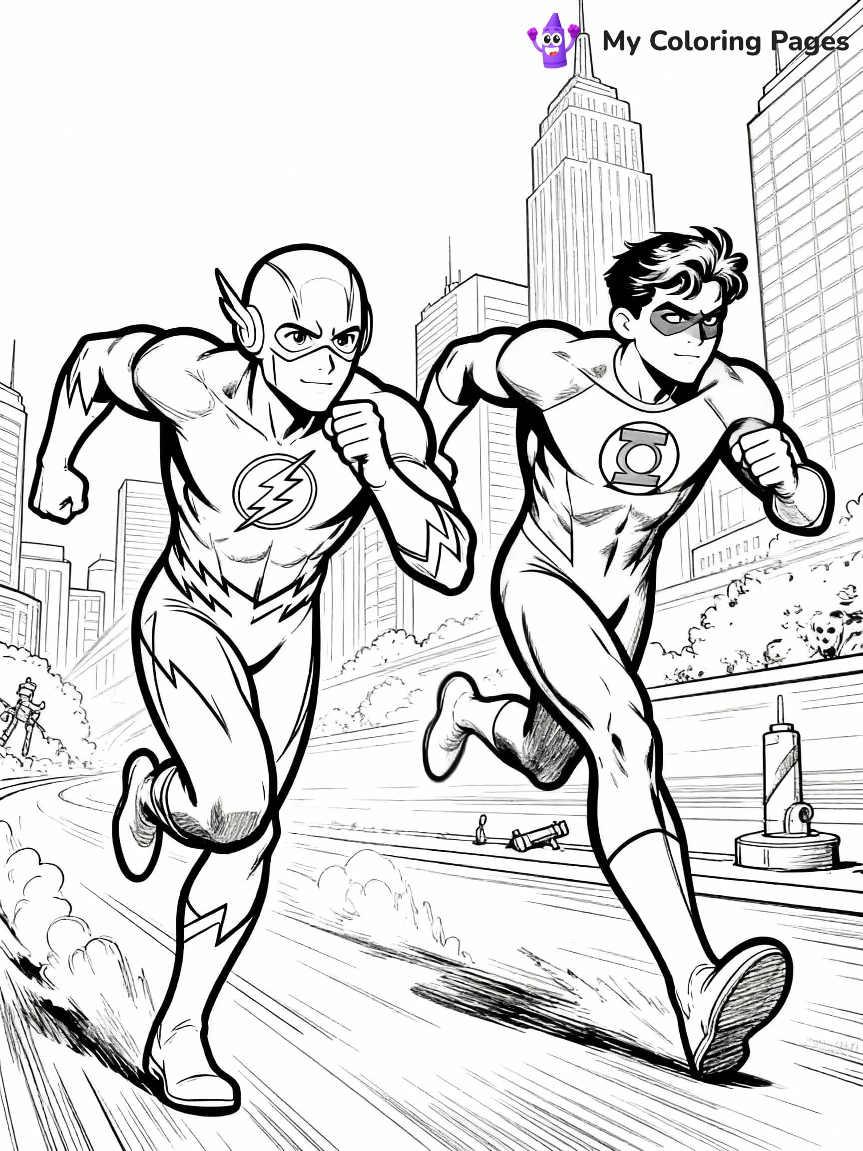 Flash Coloring Pages - 20