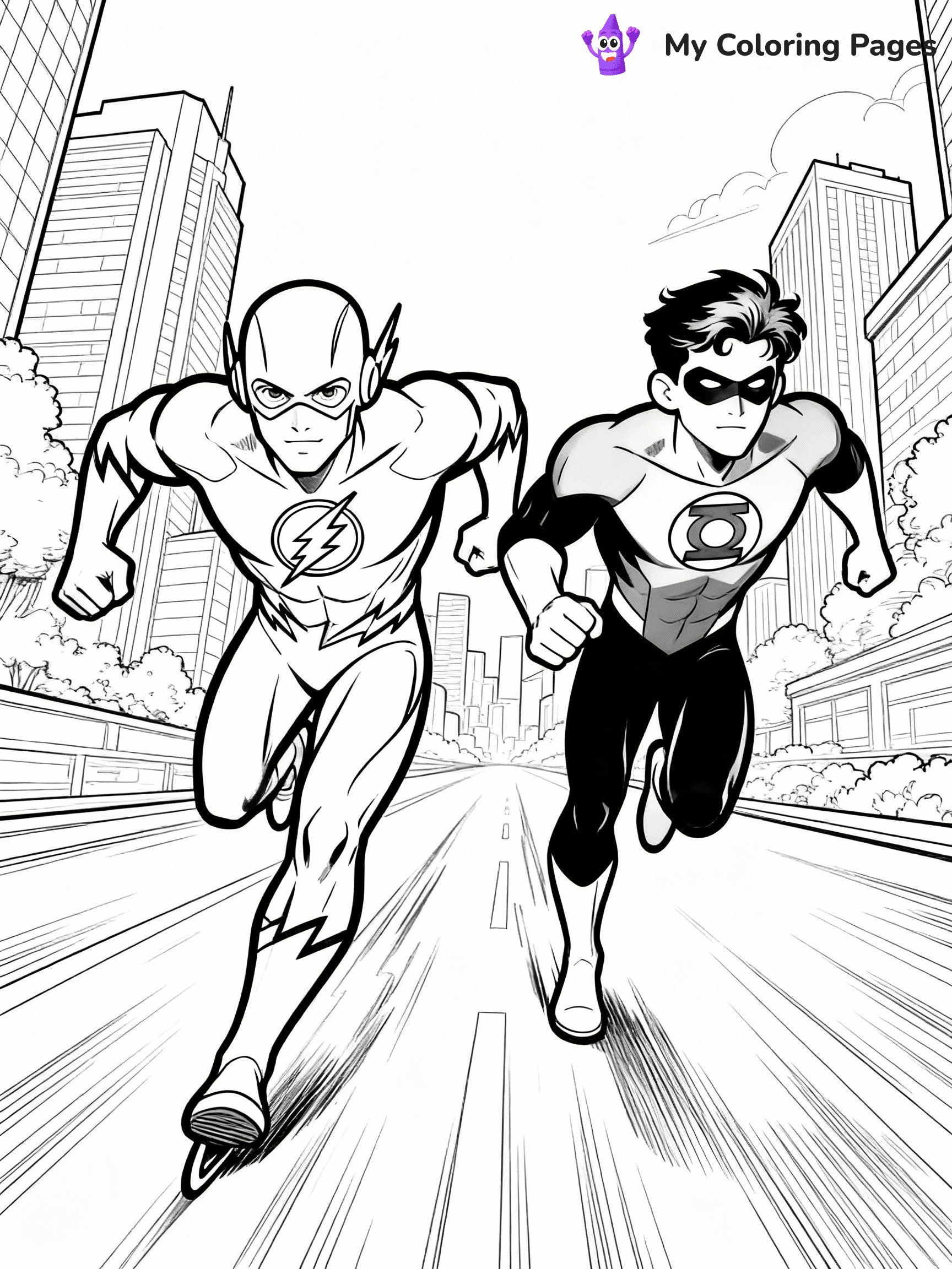 Flash Coloring Pages - 18