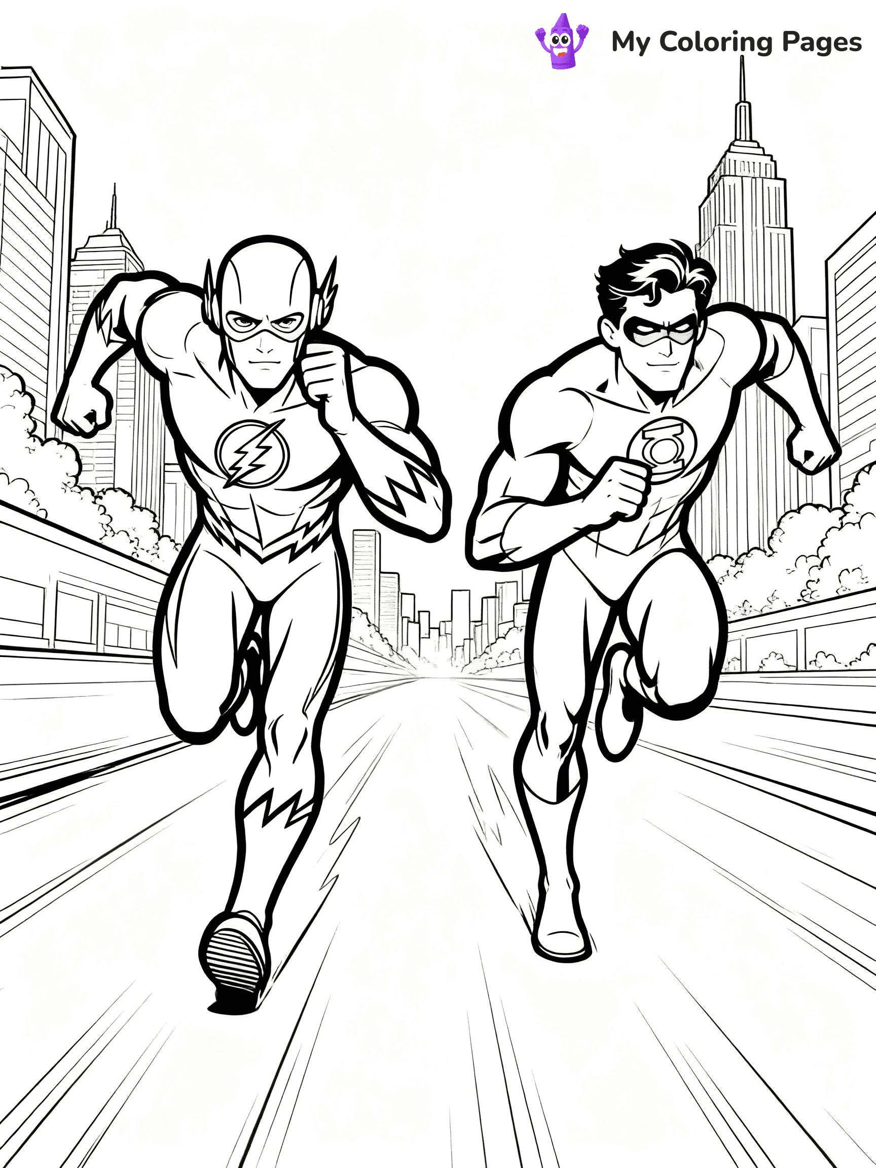 Flash Coloring Pages - 16