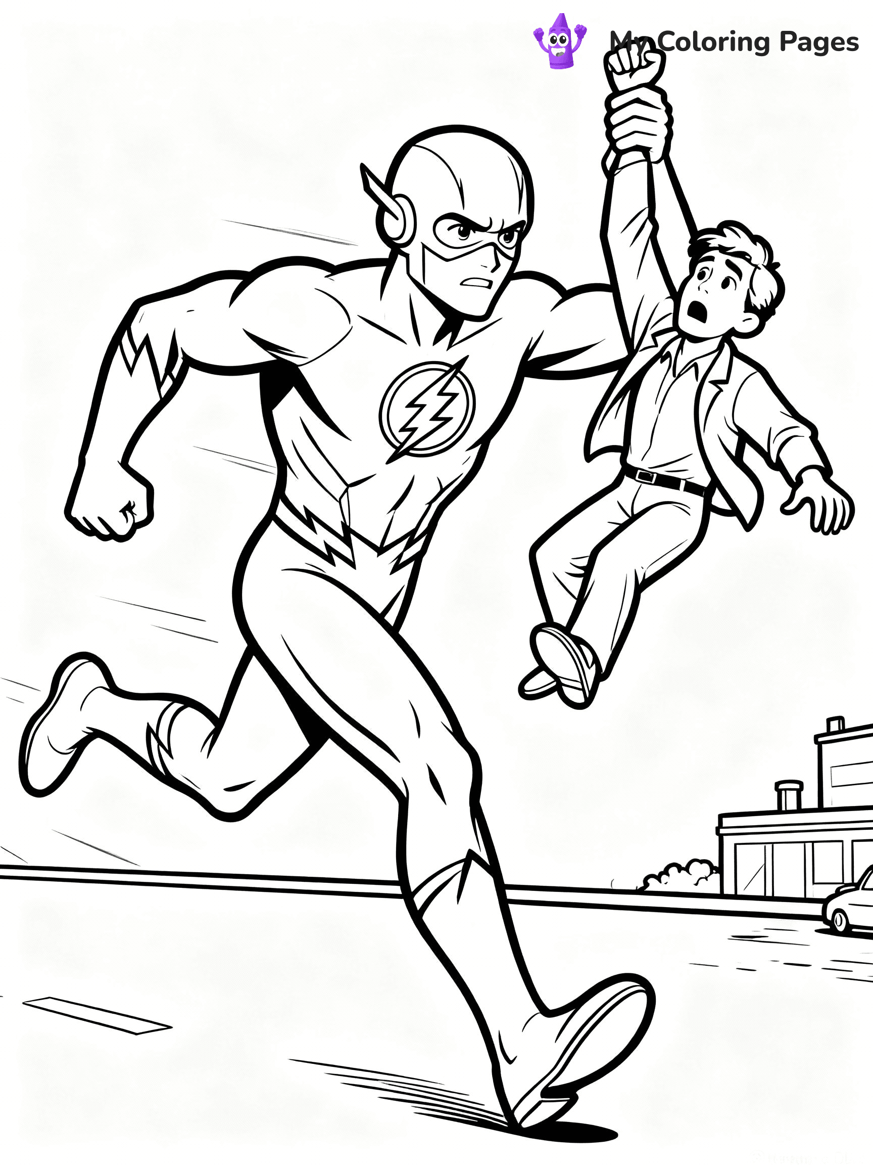 Flash Coloring Pages - 14