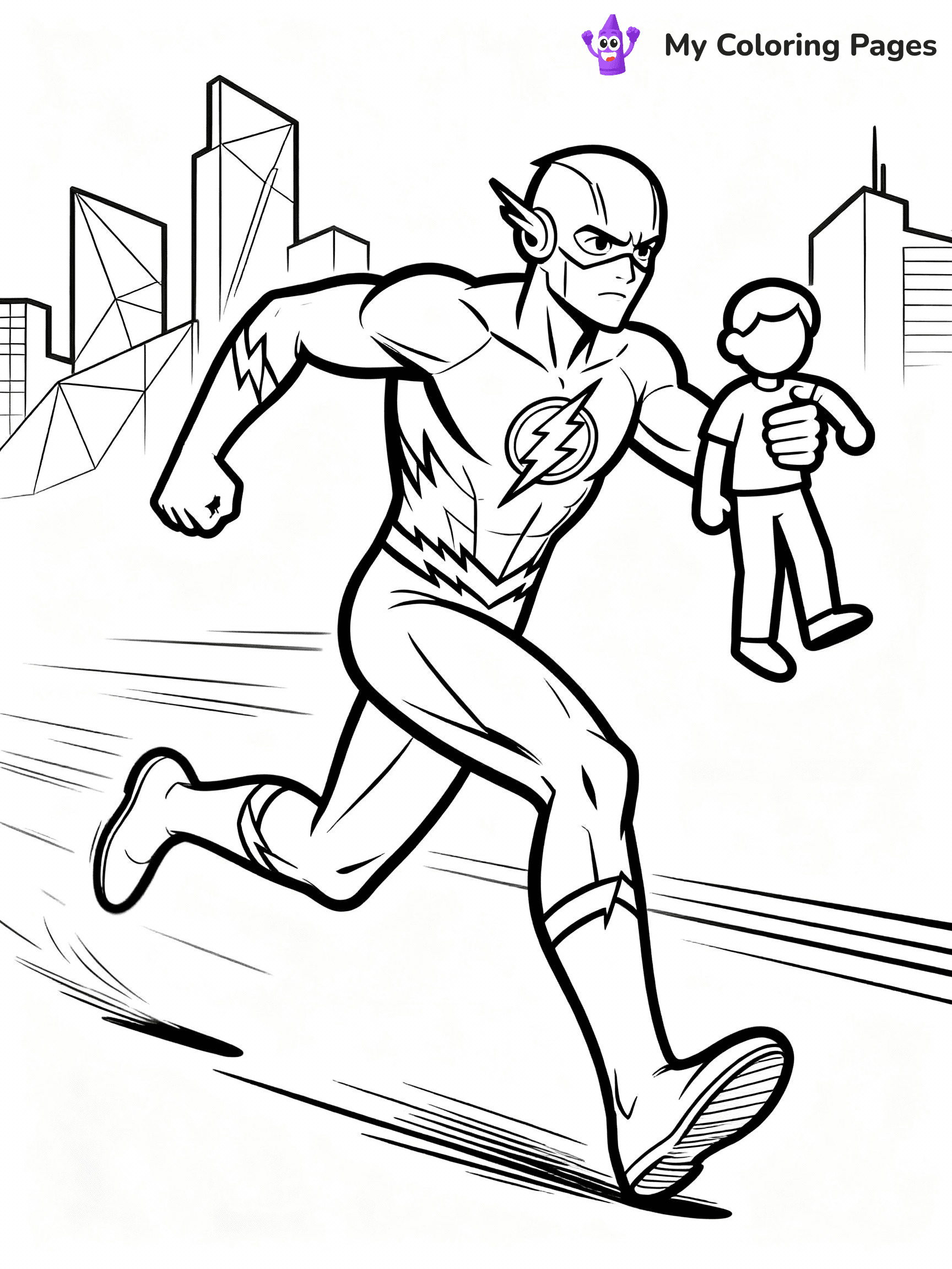 Flash Coloring Pages - 13