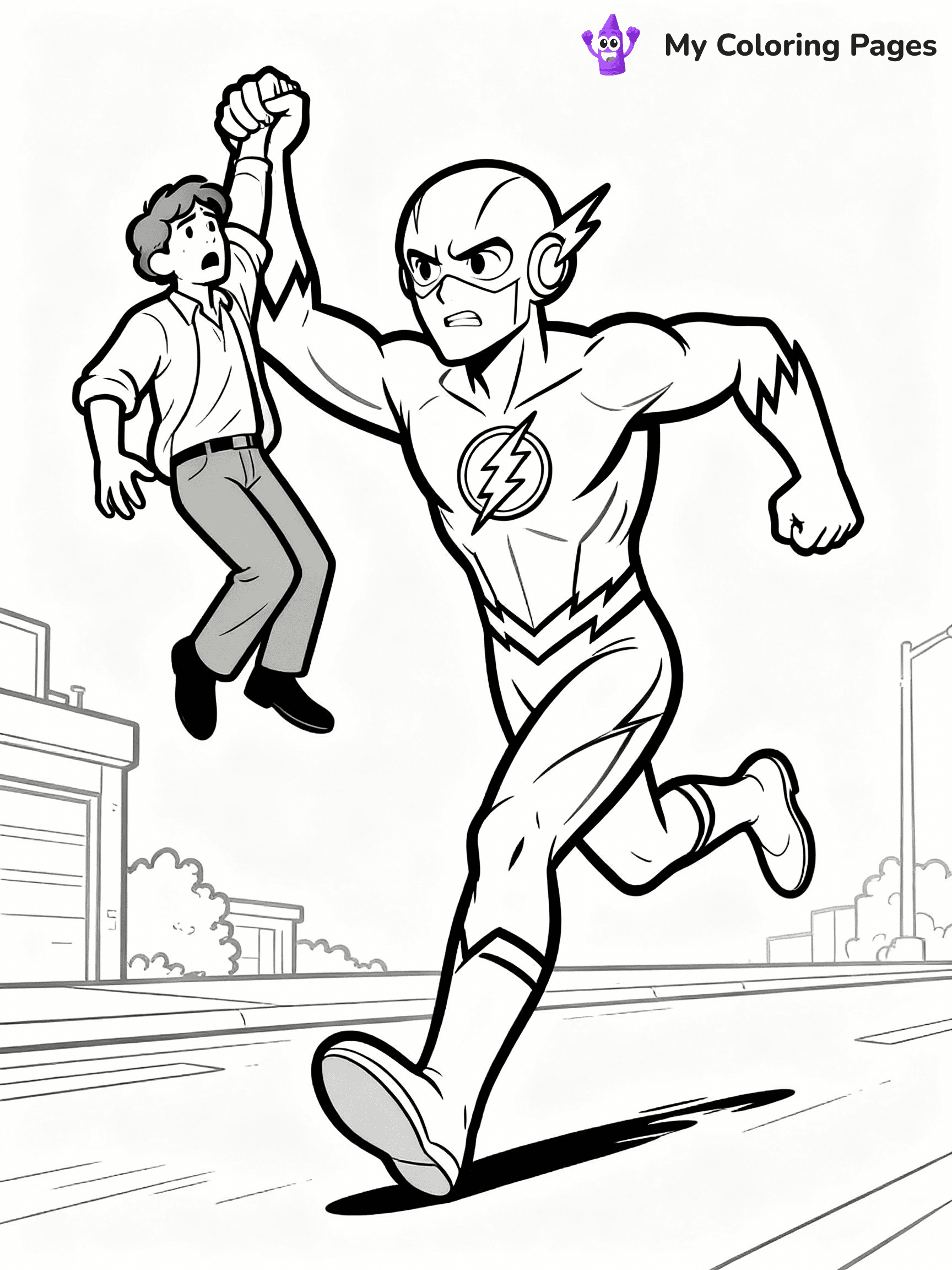 Flash Coloring Pages - 11