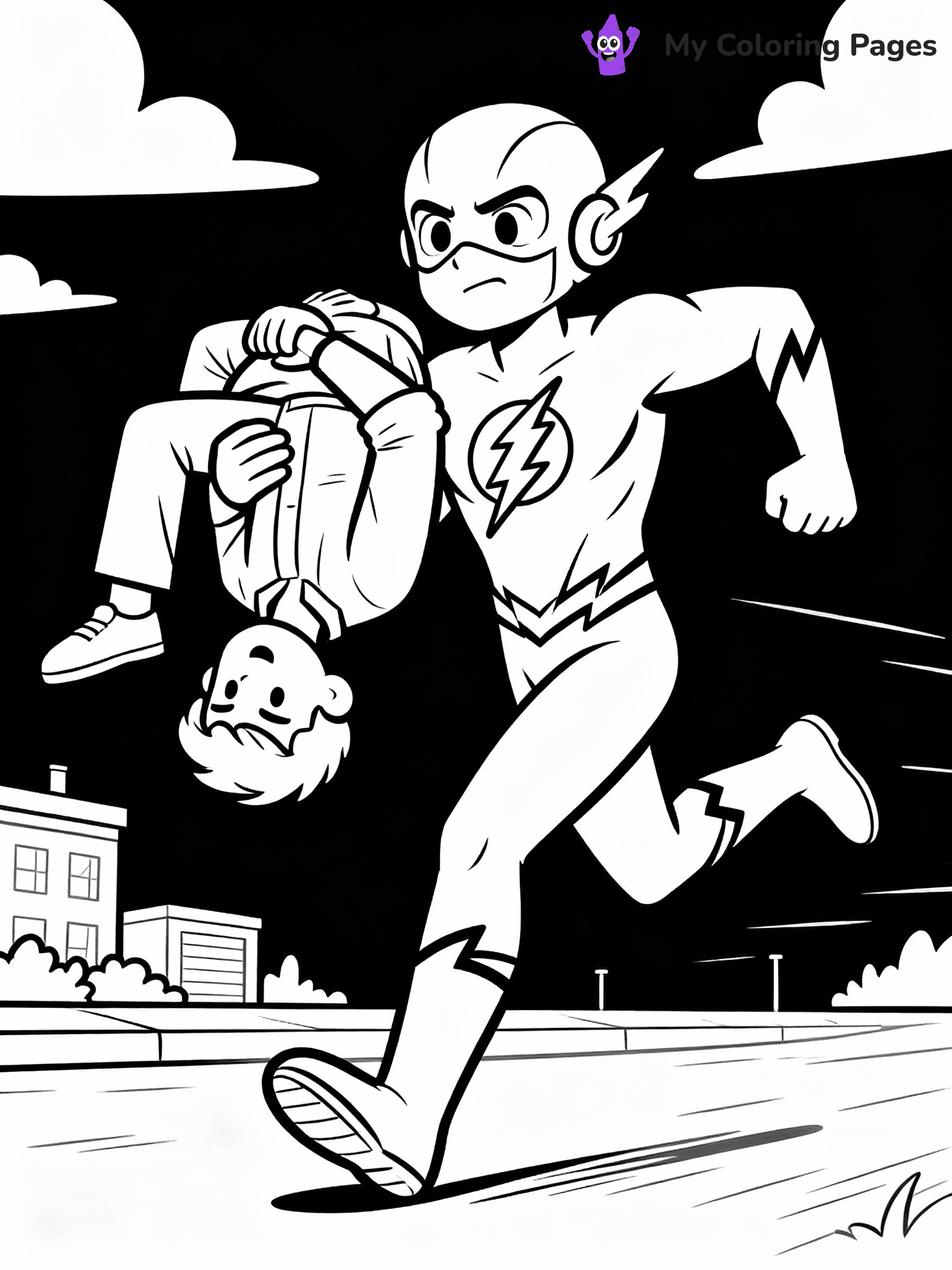 Flash Coloring Pages - 8