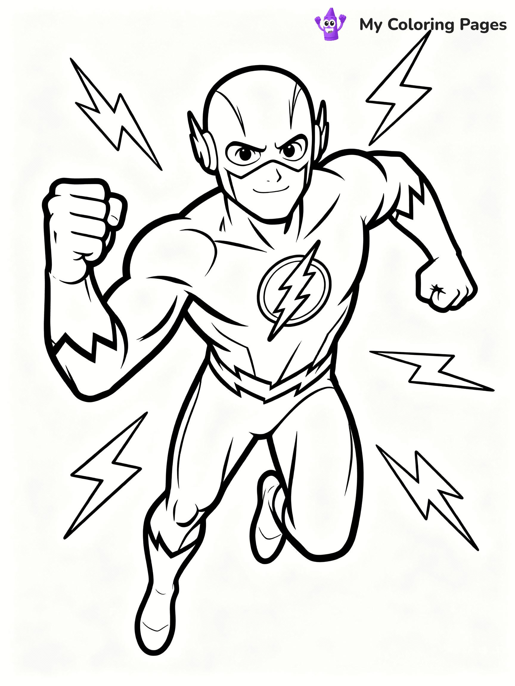 Flash Coloring Pages - 7
