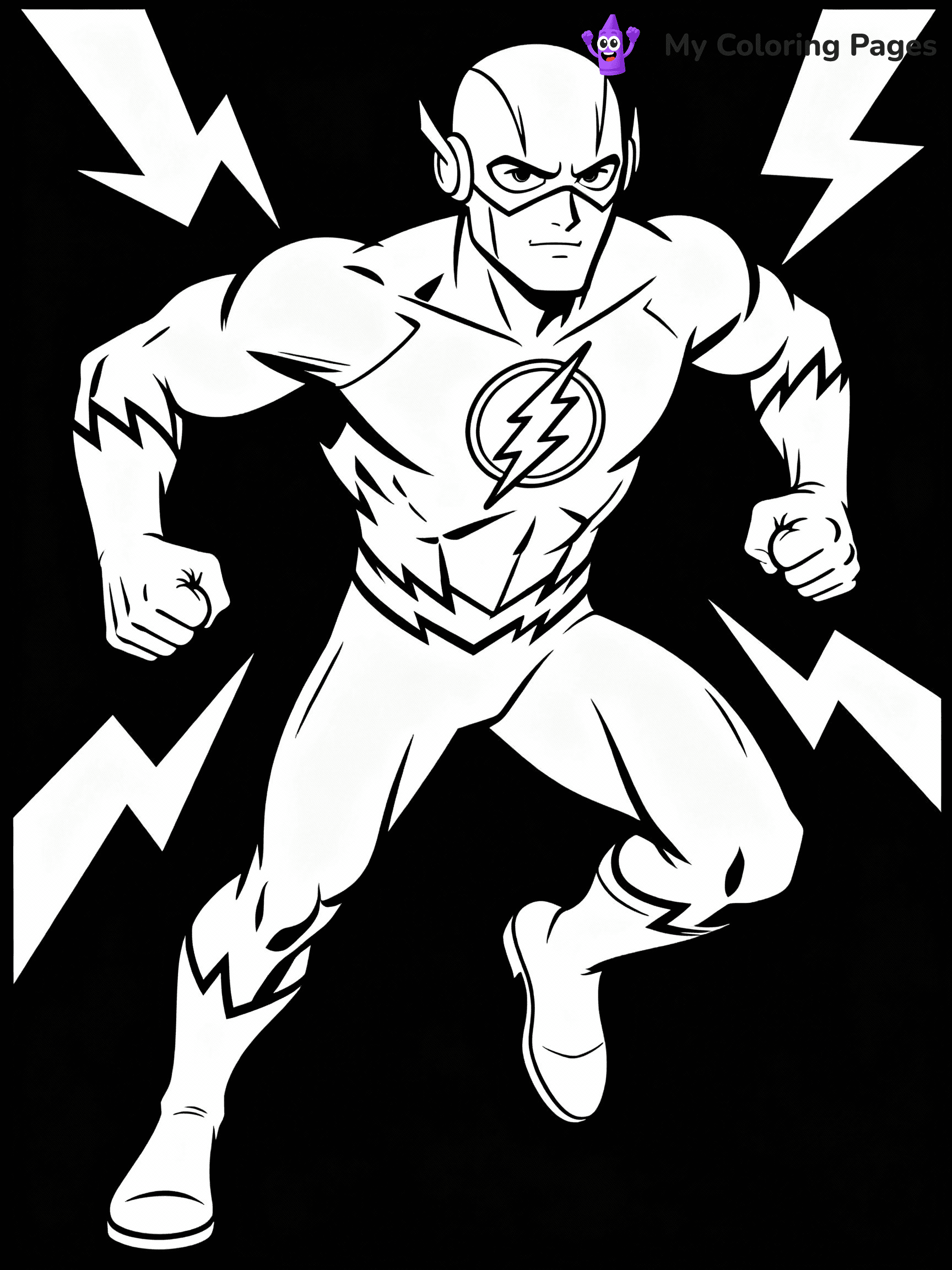 Flash Coloring Pages - 6