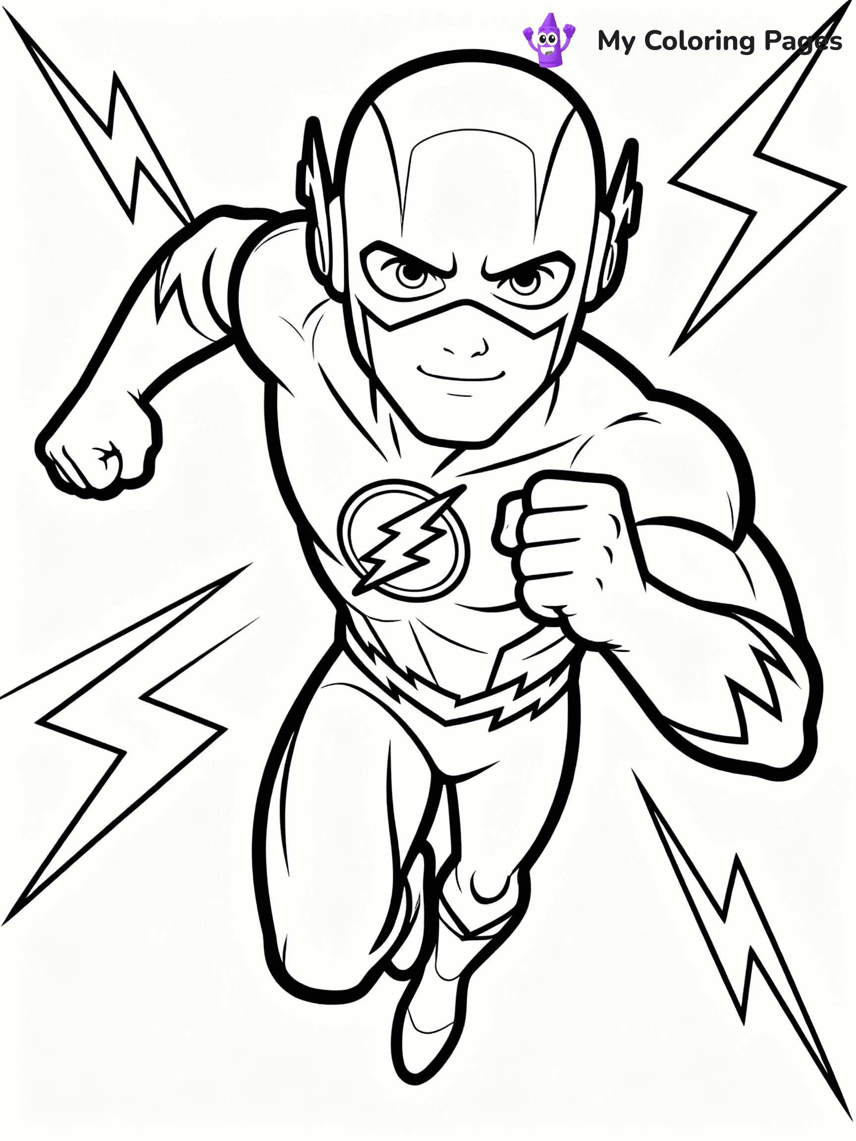 Flash Coloring Pages - 5