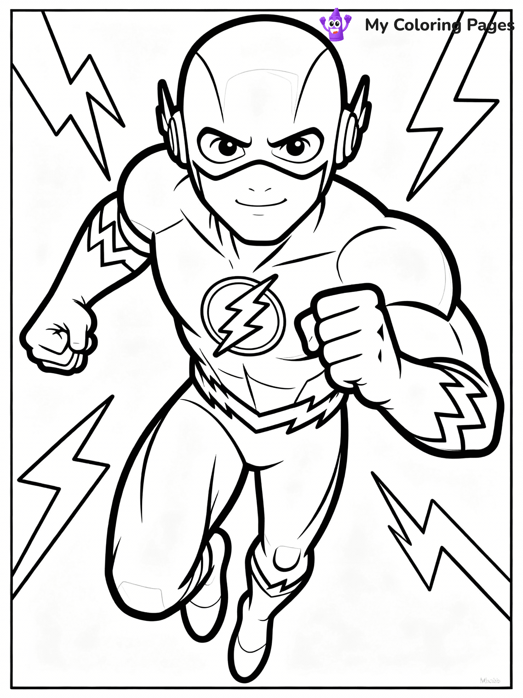 Flash Coloring Pages - 3