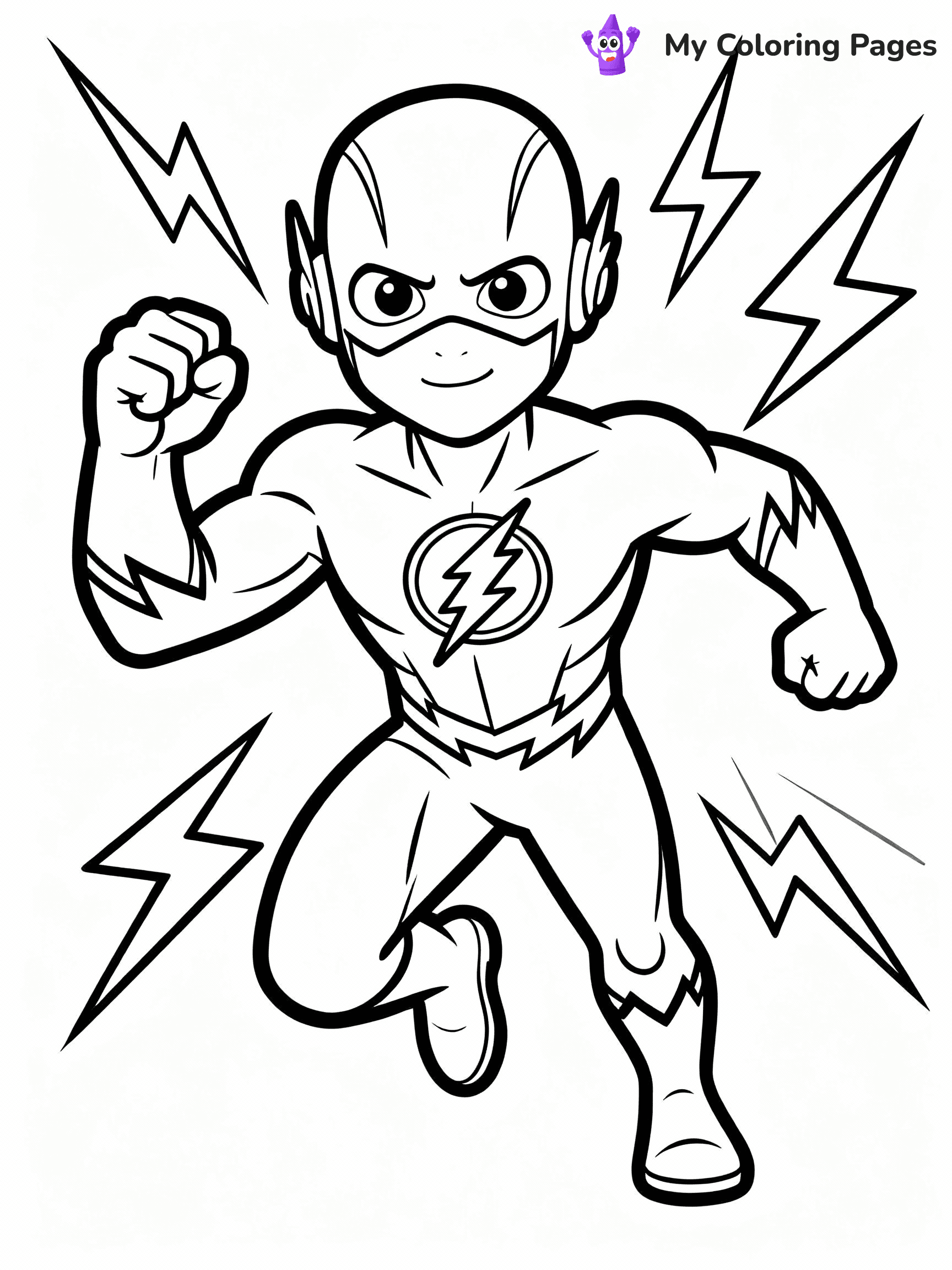 Flash Coloring Pages - 2
