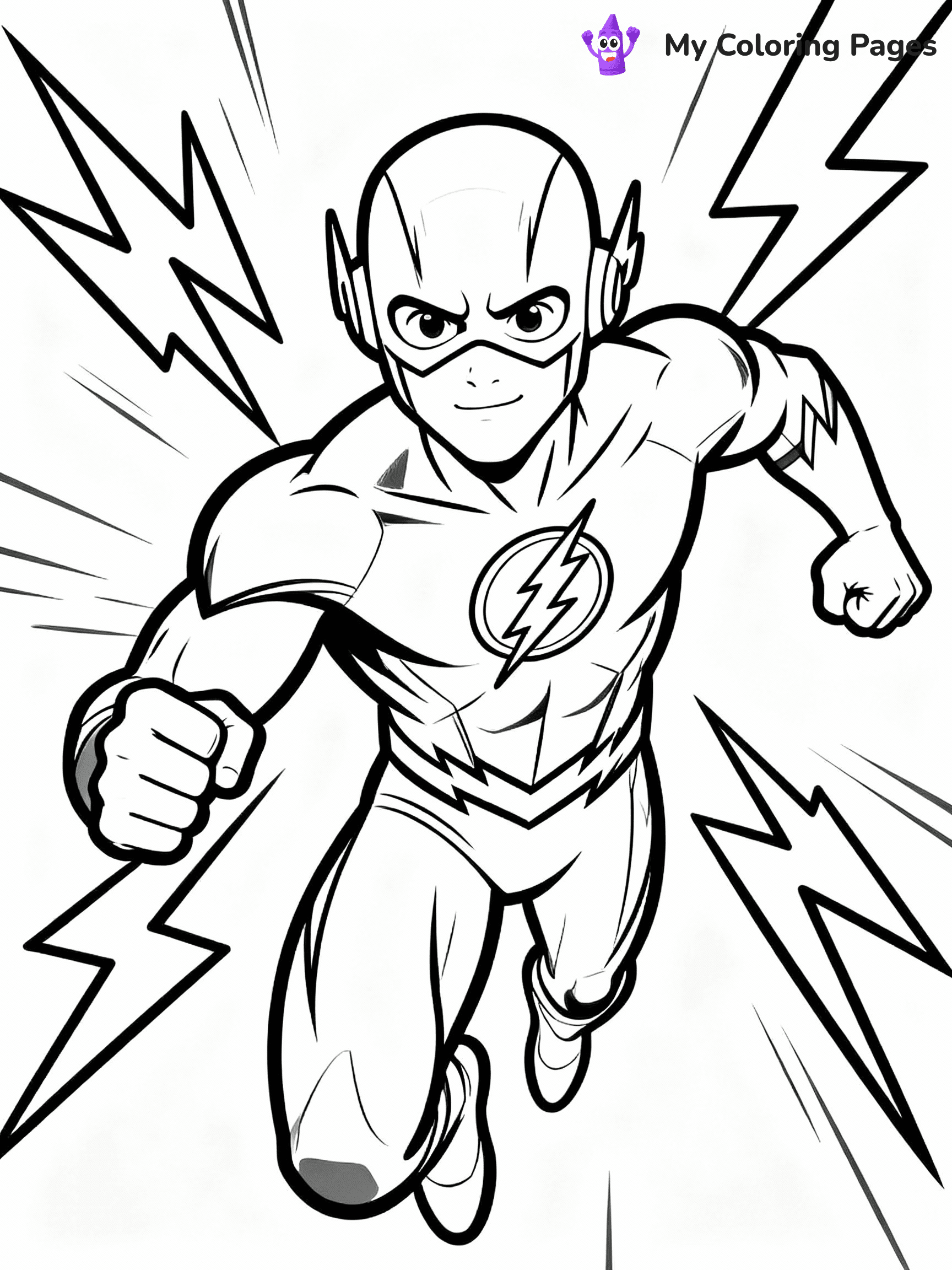 Flash Coloring Pages - 1