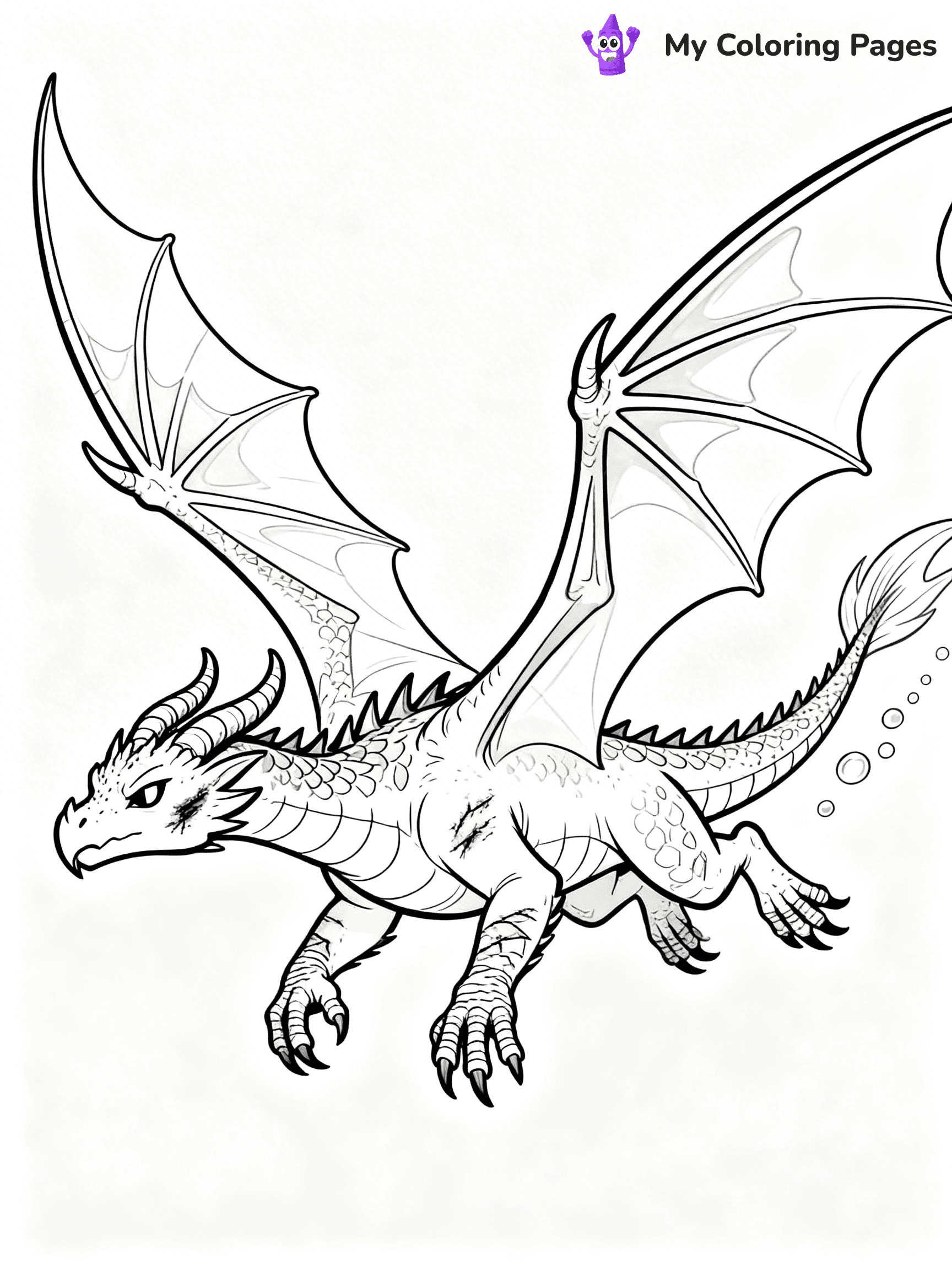 Wings Of Fire Coloring Pages Seawing - 24