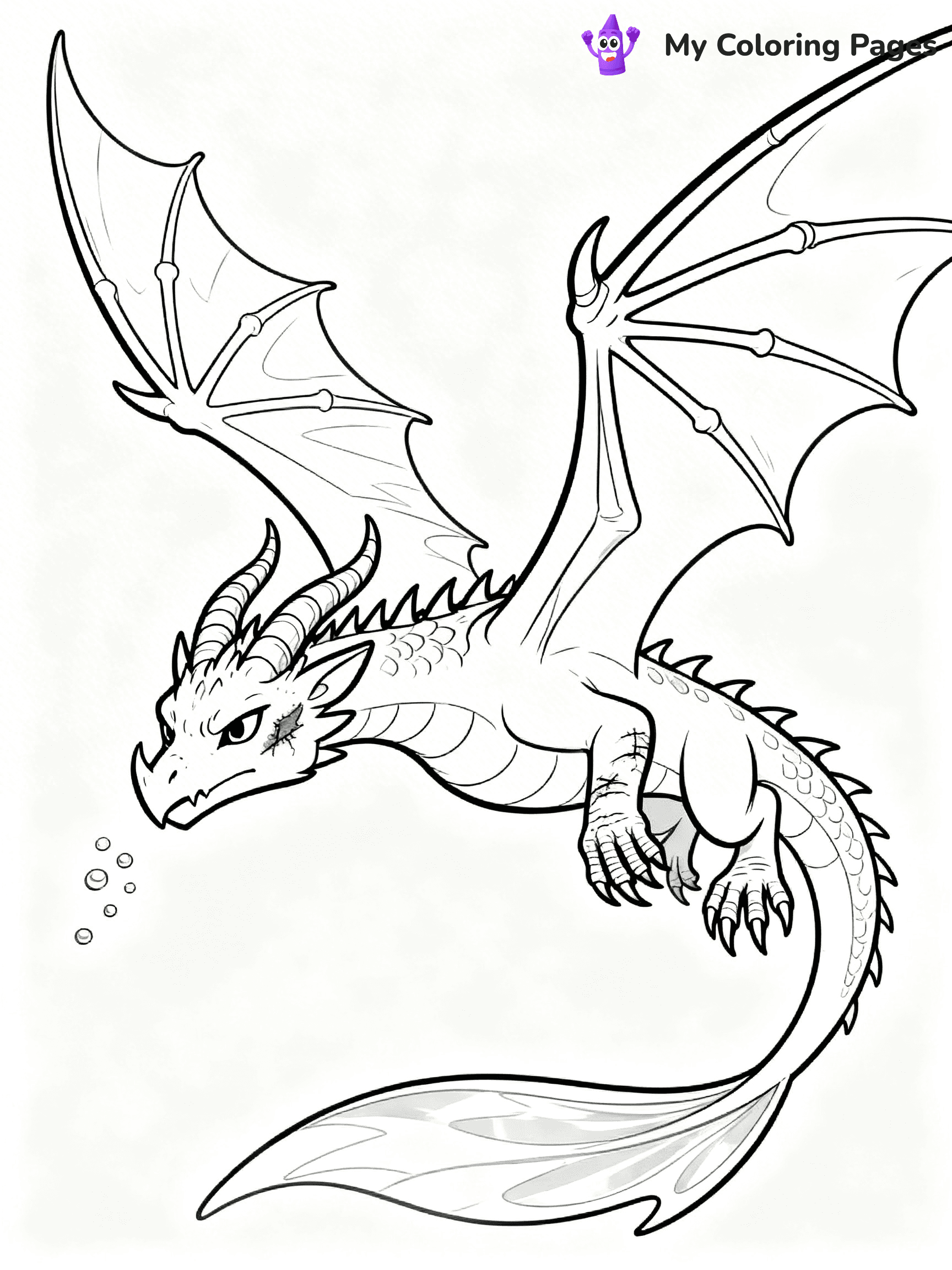 Wings Of Fire Coloring Pages Seawing - 22