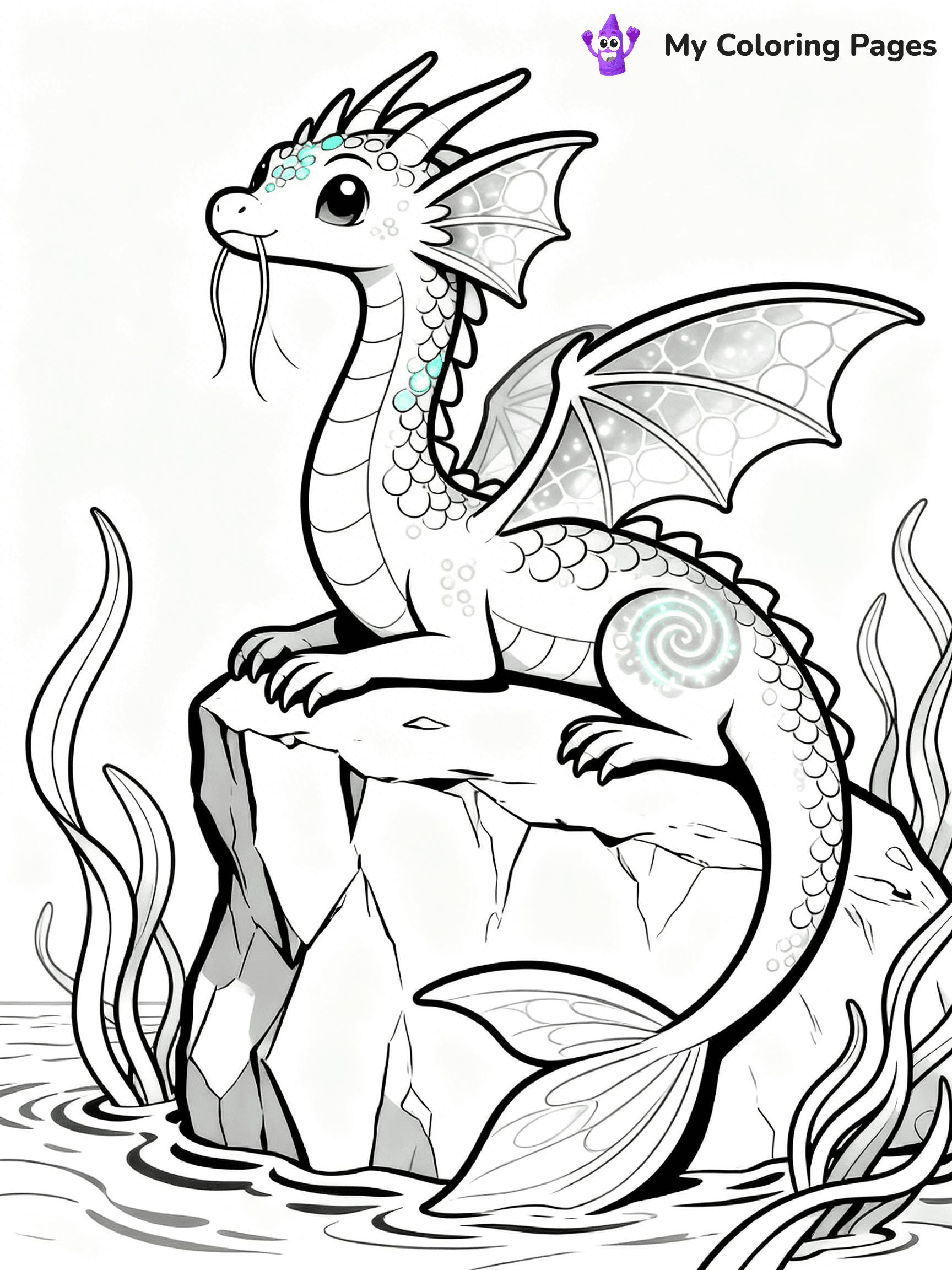 Wings Of Fire Coloring Pages Seawing - 21