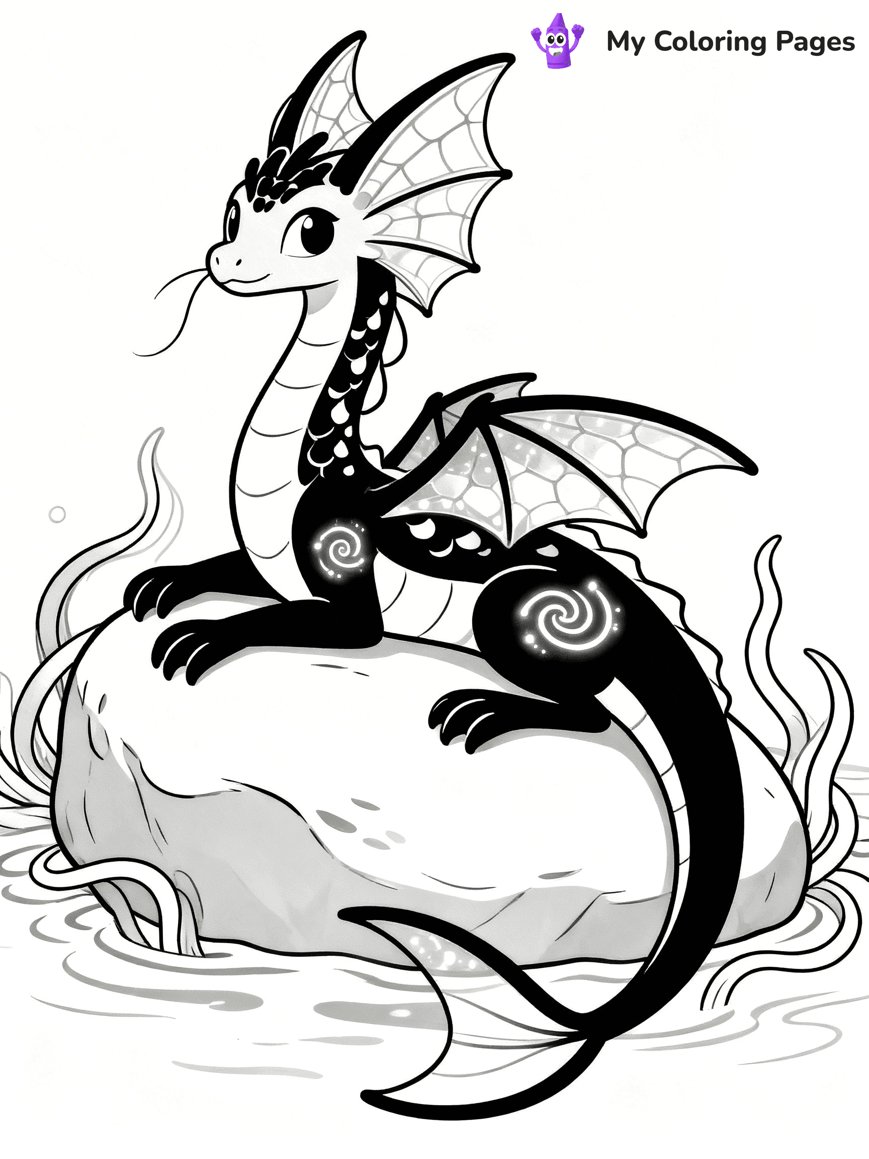 Wings Of Fire Coloring Pages Seawing - 20